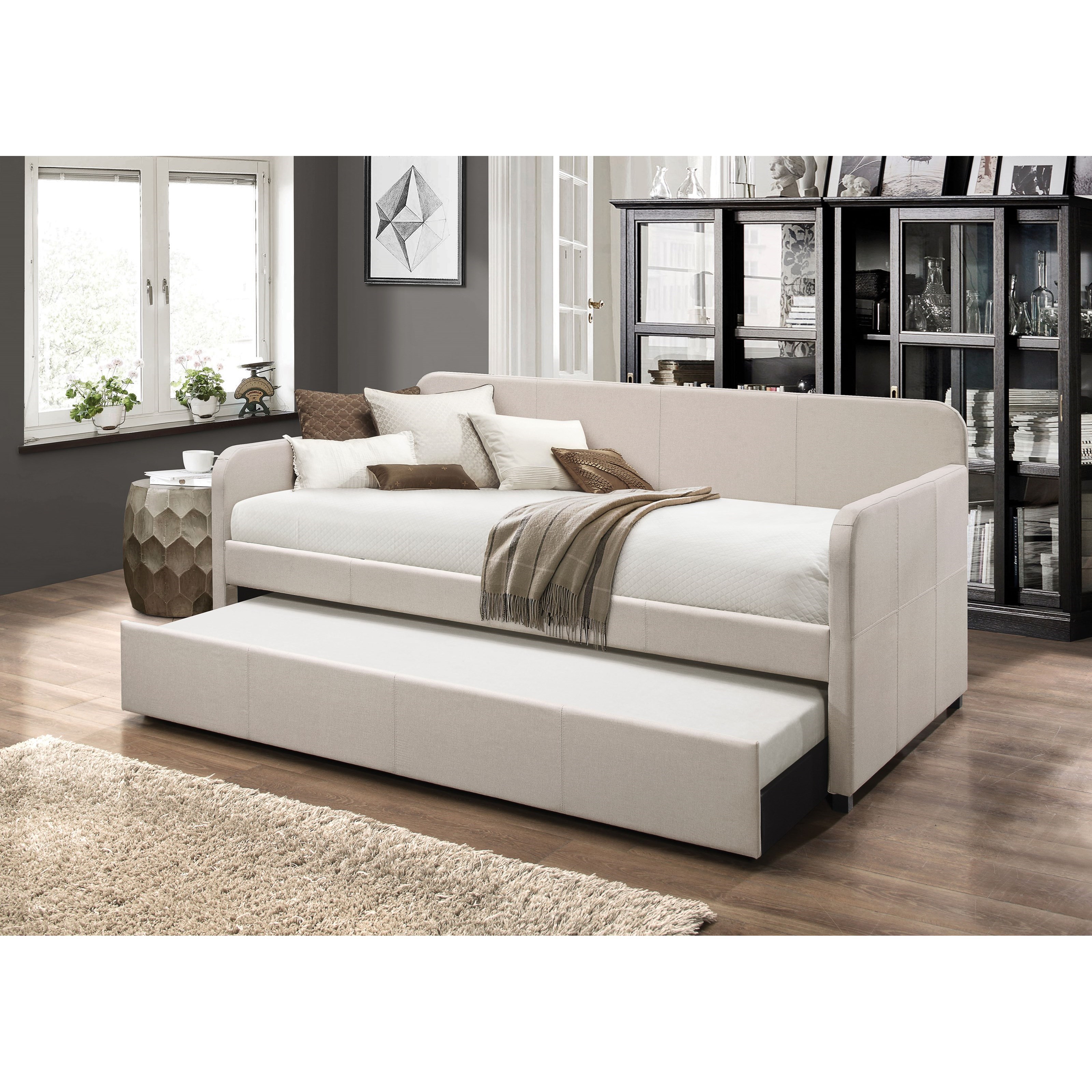 Acme Furniture Jagger 39190 Contemporary Twin Daybed with Trundle Corner Furniture Daybeds