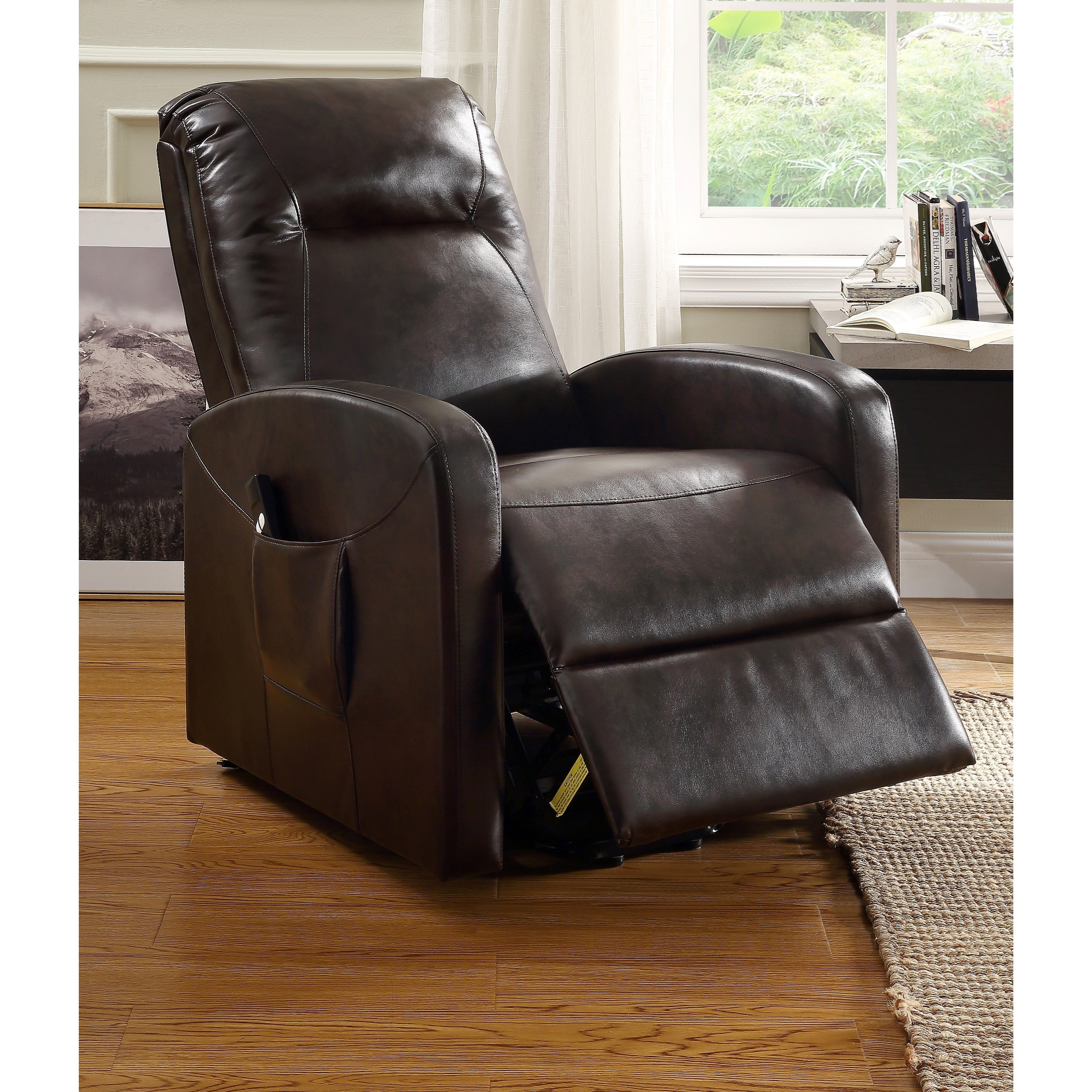 Acme Furniture Kasia Contemporary Recliner with Power Lift Value City