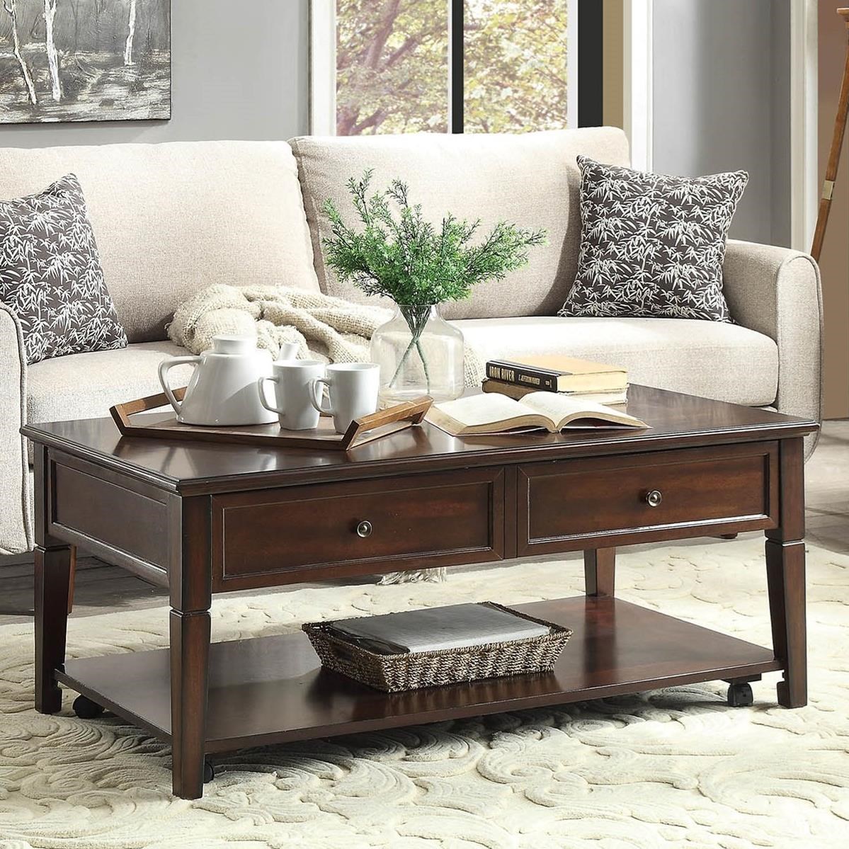 Acme Furniture Malachi 82950 Transitional Lift Top Coffee Table