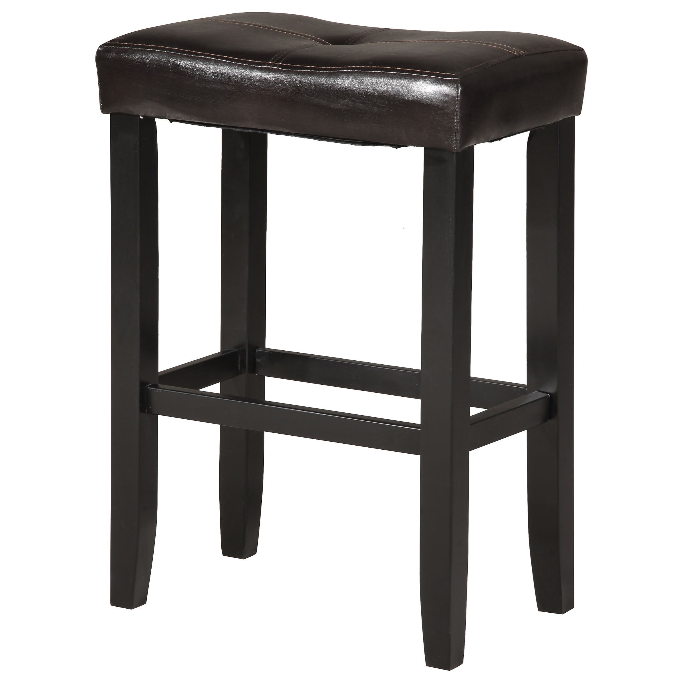 Acme Furniture Micha 96246 Set of 2 Bar Stools with Faux Leather