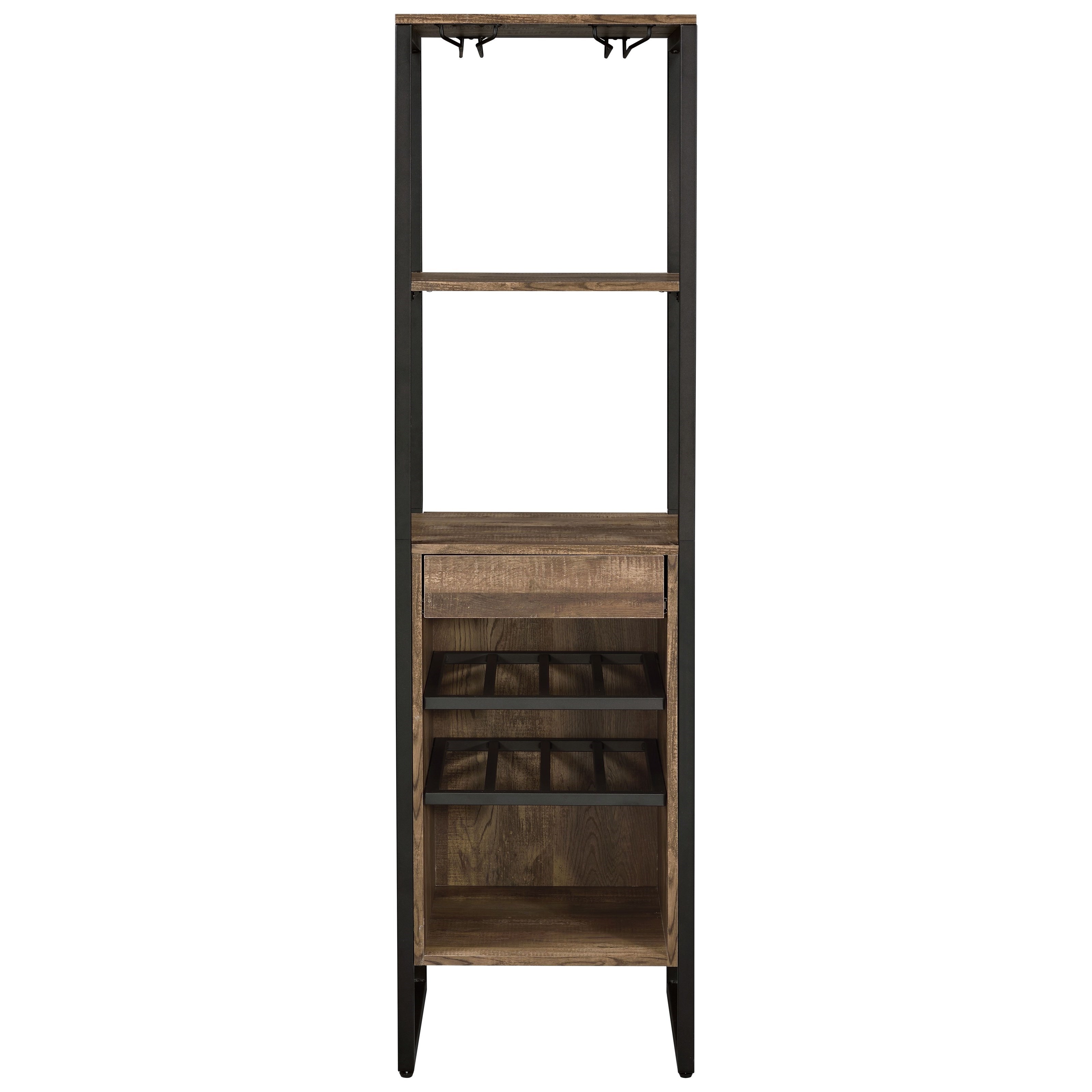 Acme Furniture Narik Industrial Wine Rack Value City Furniture Wine