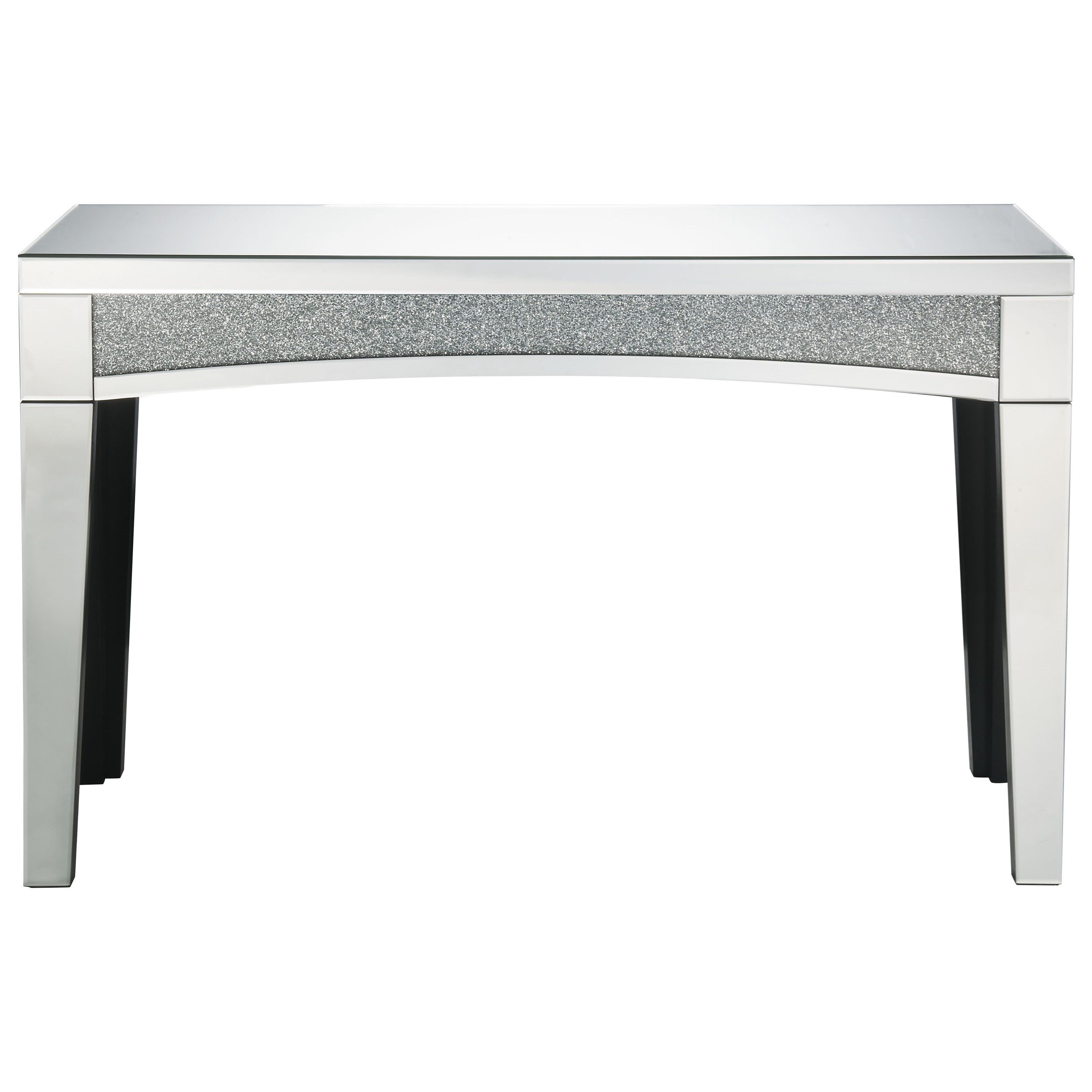 Acme Furniture Nowles Glam Mirrored Console Table Value City