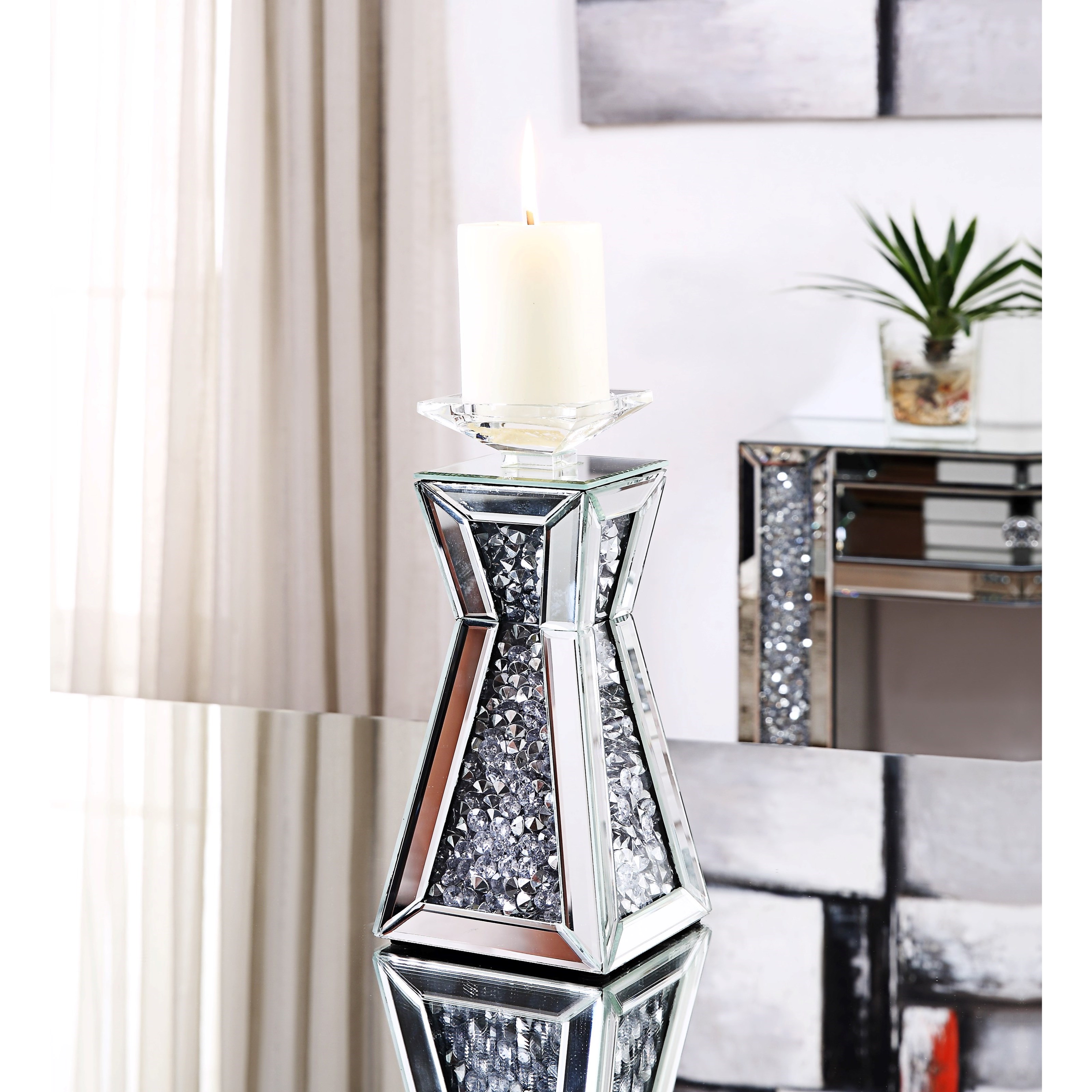 Acme Furniture Nowles Glam Accent Candleholder Dream Home Interiors