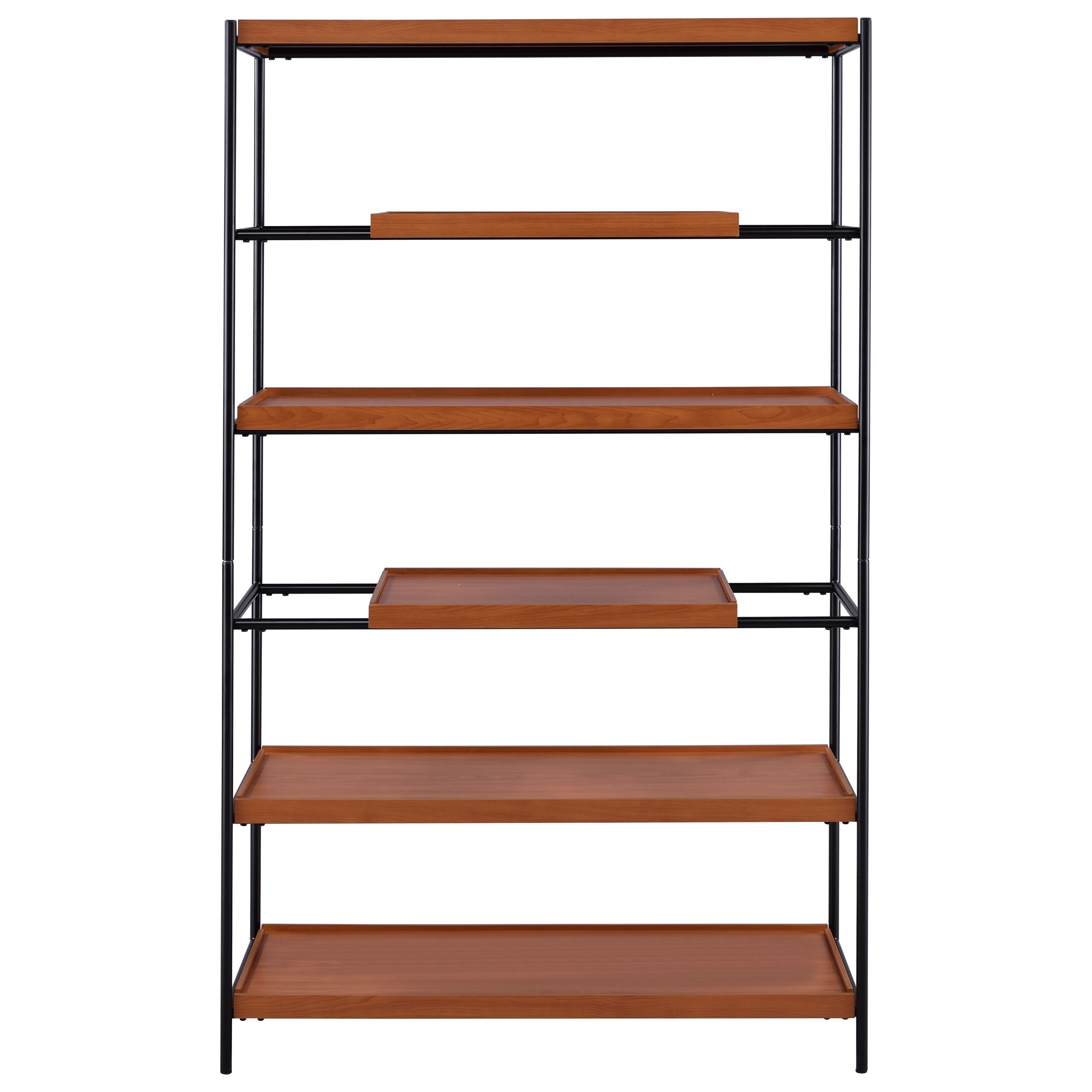 Acme Furniture Oaken Contemporary Bookshelf with Open Shelving Value