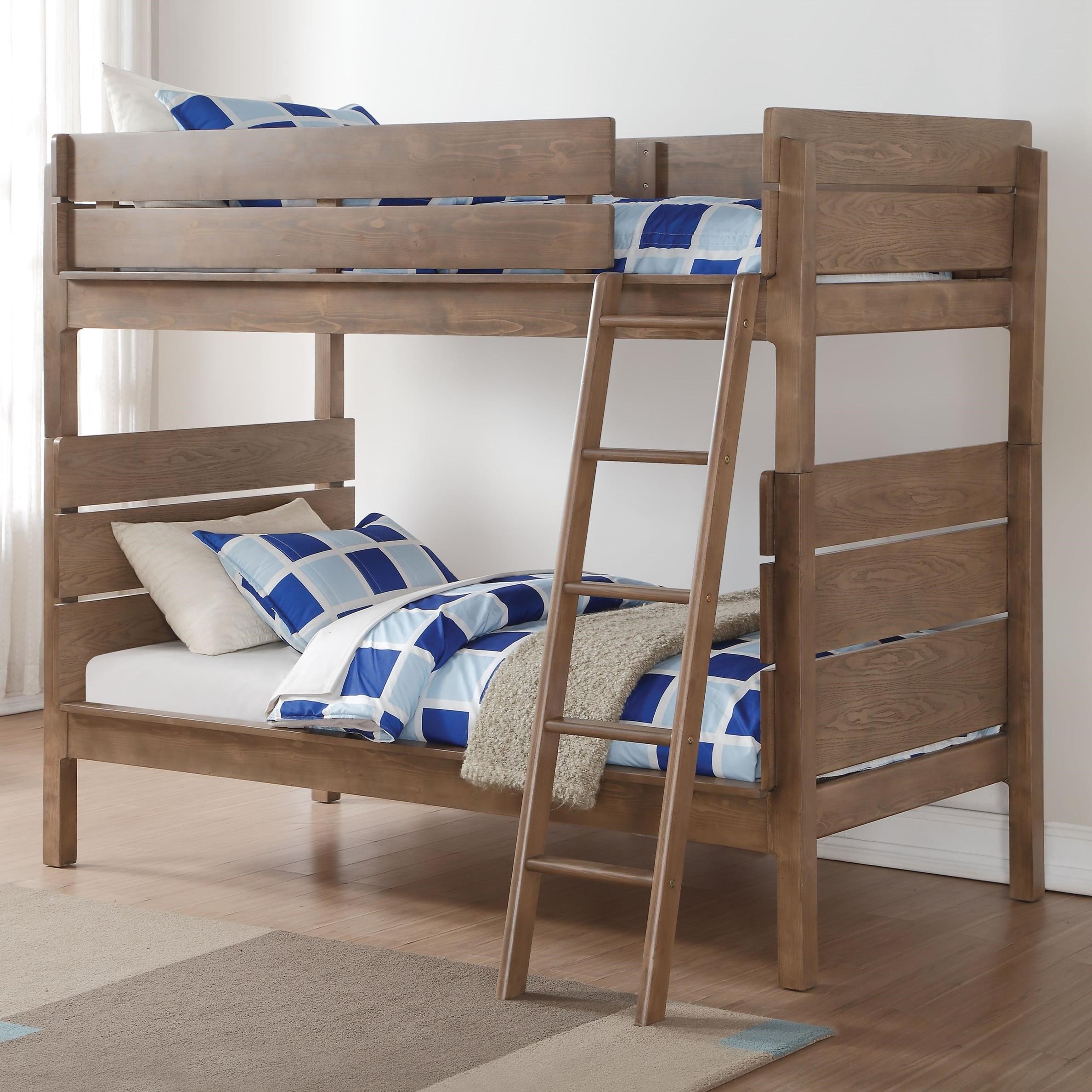 Acme Furniture Ranta Rustic Twin over Twin Bunk Bed Value City