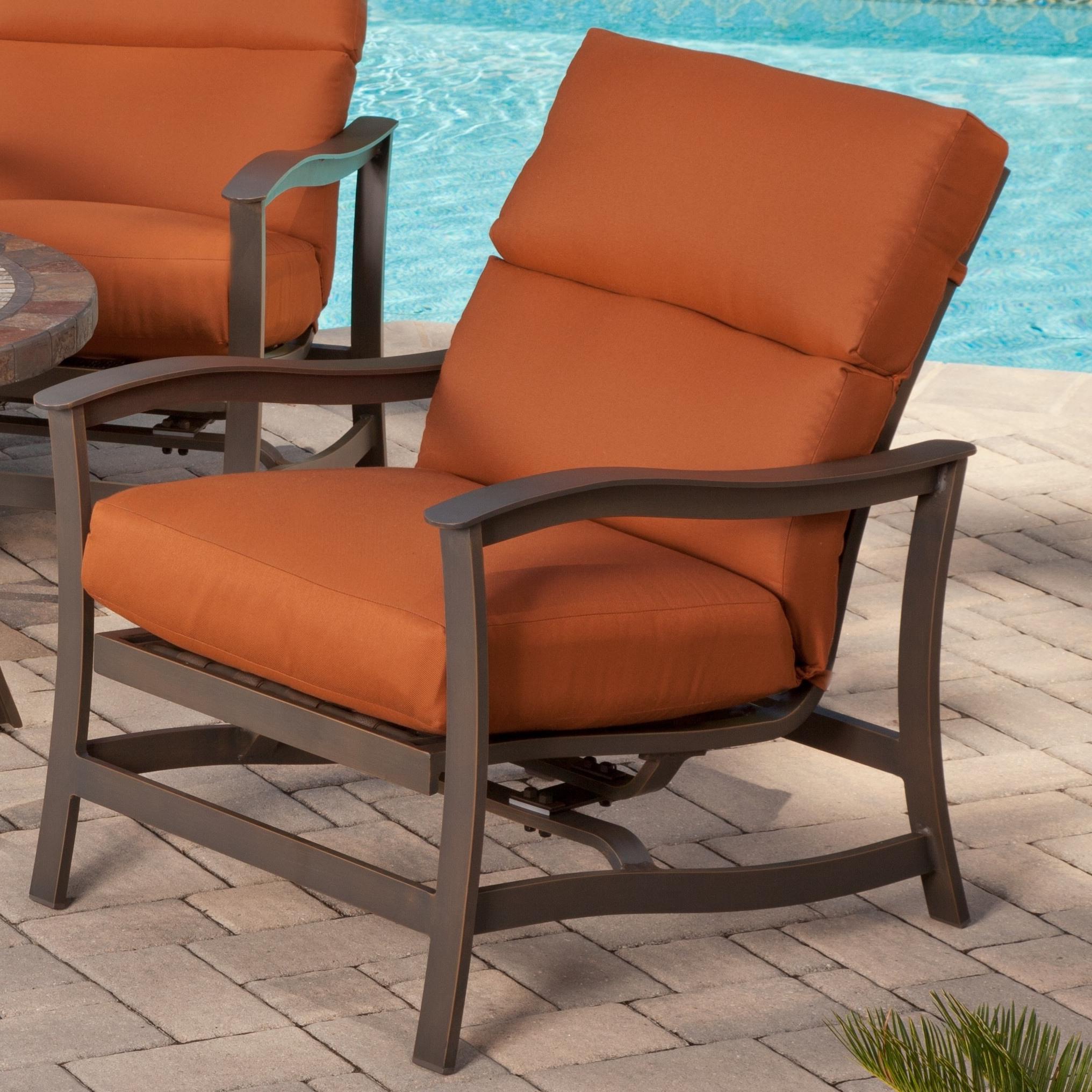 Apricity Outdoor Majorca Outdoor Spring Rocker Chair with Cushion and