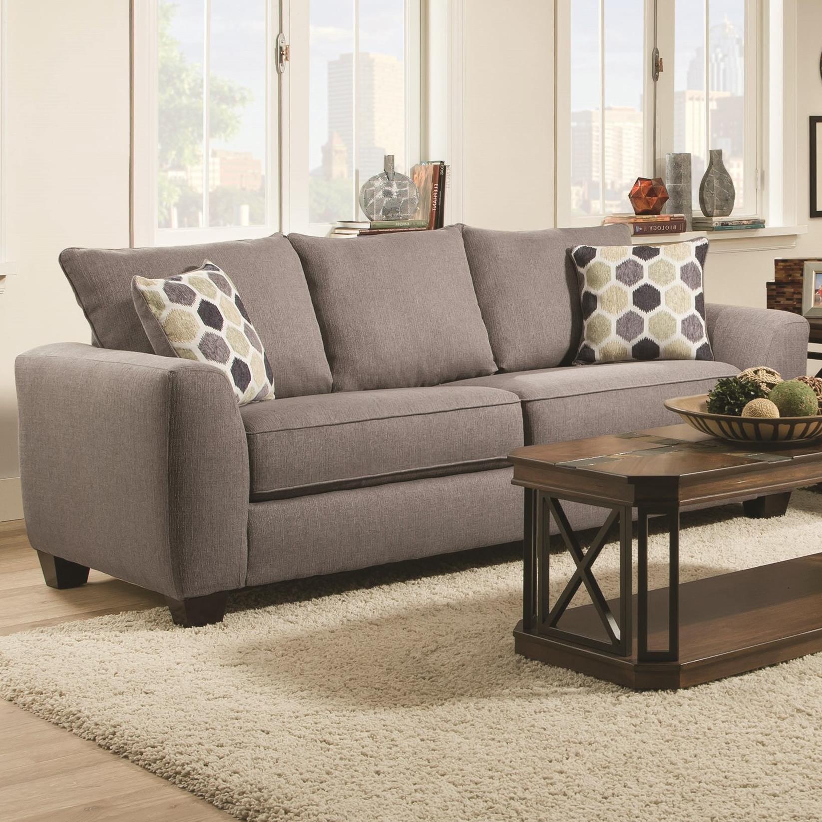 Albany 0416 Queen Sofa Sleeper with Track Arms A1 Furniture