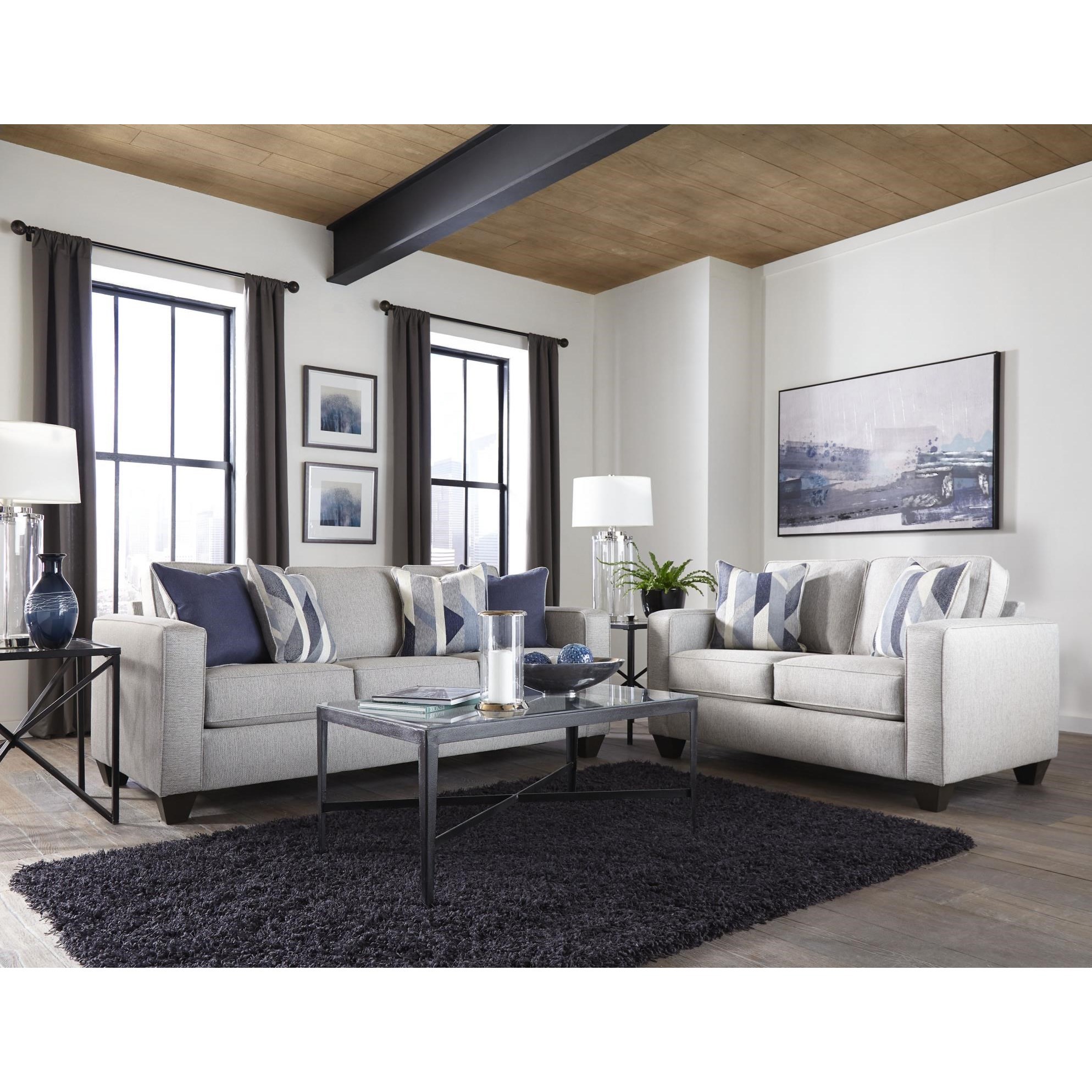 Albany 2251 Transitional Sofa with Track Arms A1 Furniture & Mattress