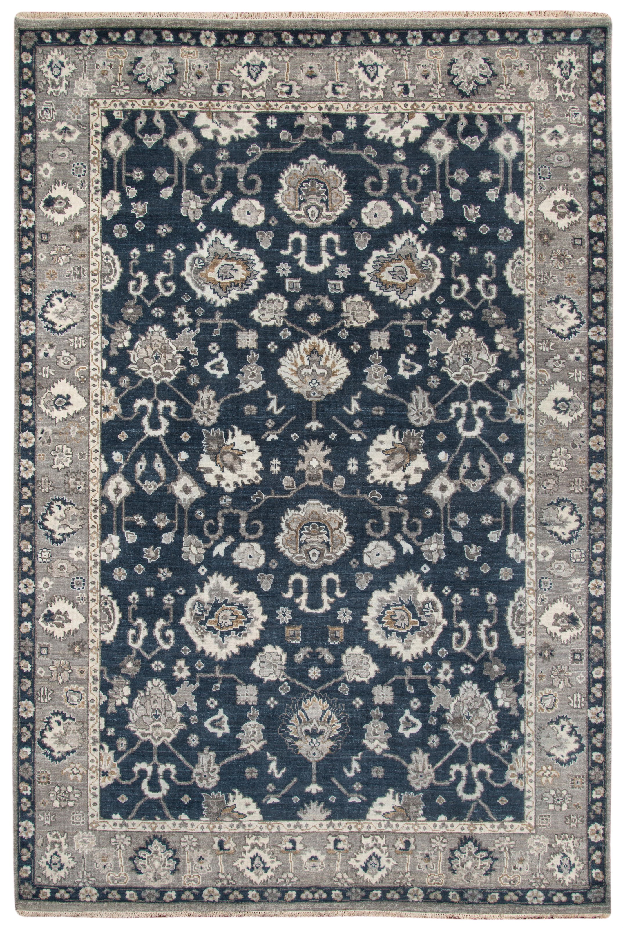 Amer Rugs NUIT ARABE Blue Sapphire Hand Knotted Traditional (Available ...