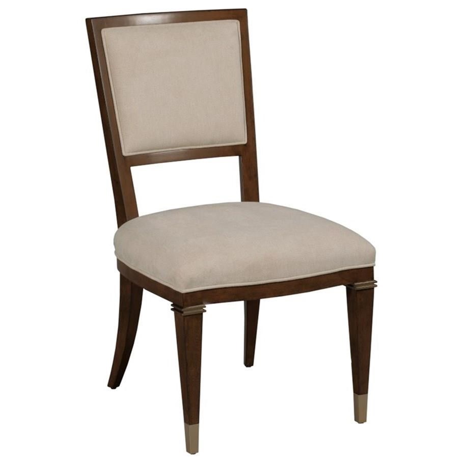 American Drew Vantage Transitional Upholstered Side Chair with