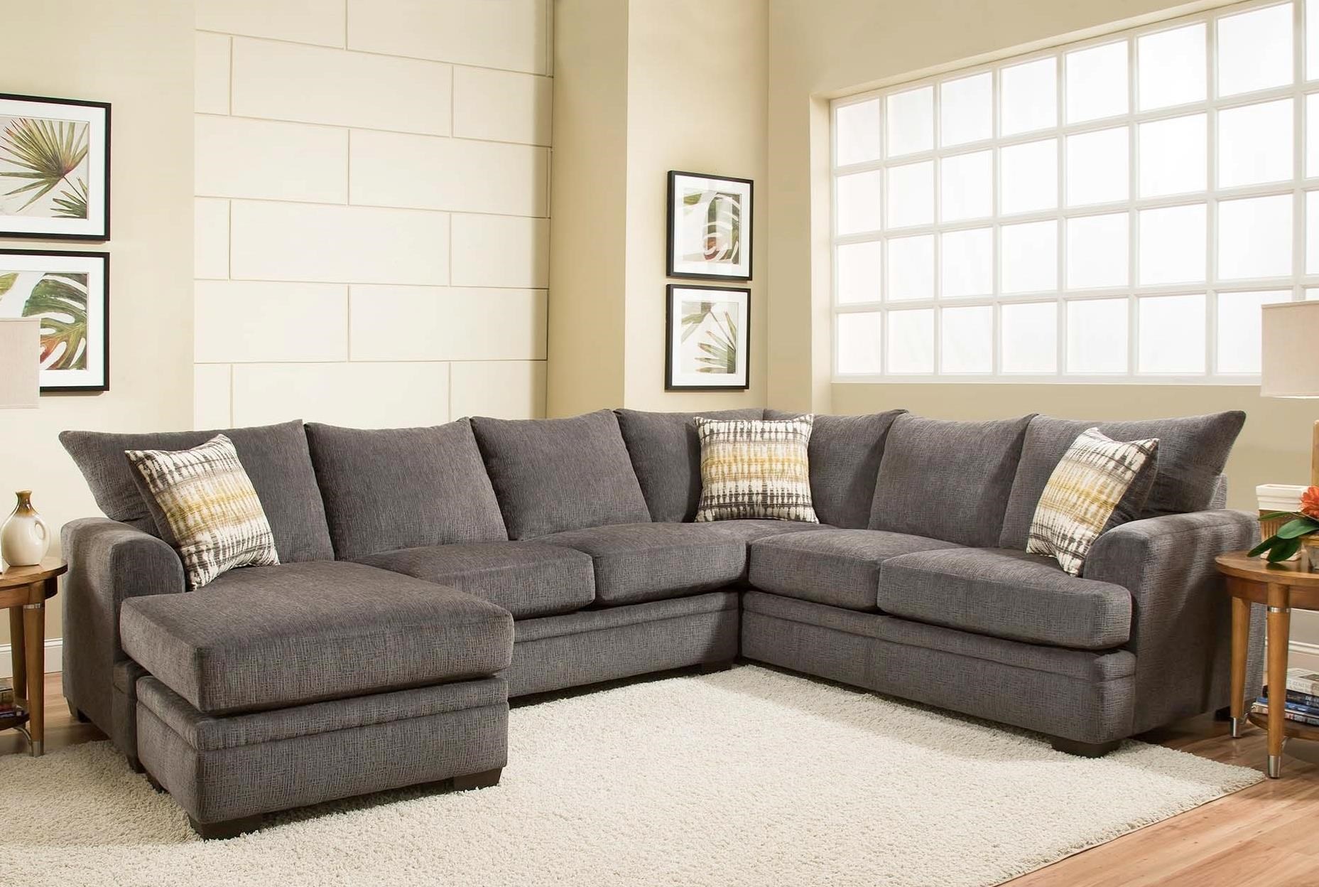 American Furniture 6800 Sectional Sofa with Left Side