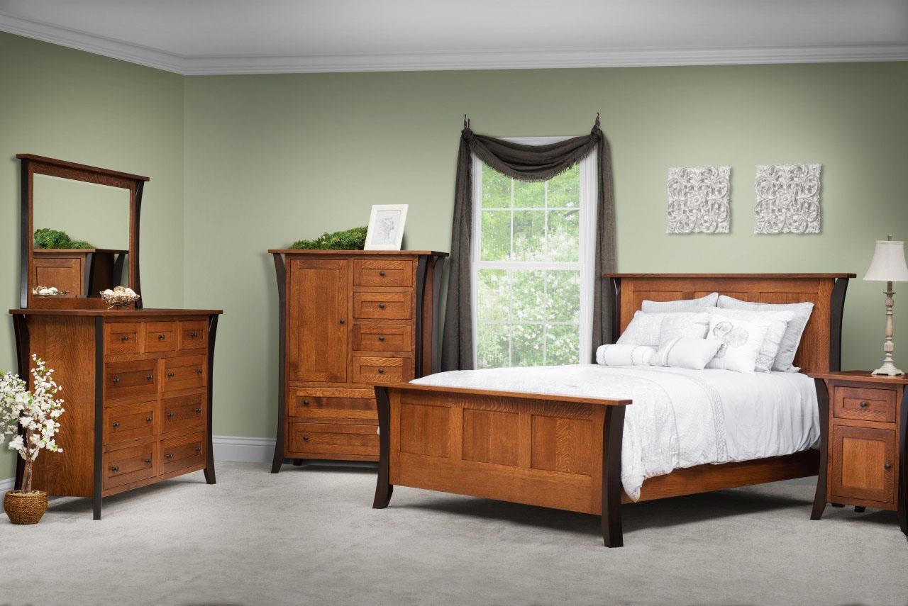 Amish Furniture Allegheny Amish King Bedroom Group Ruby Gordon Home