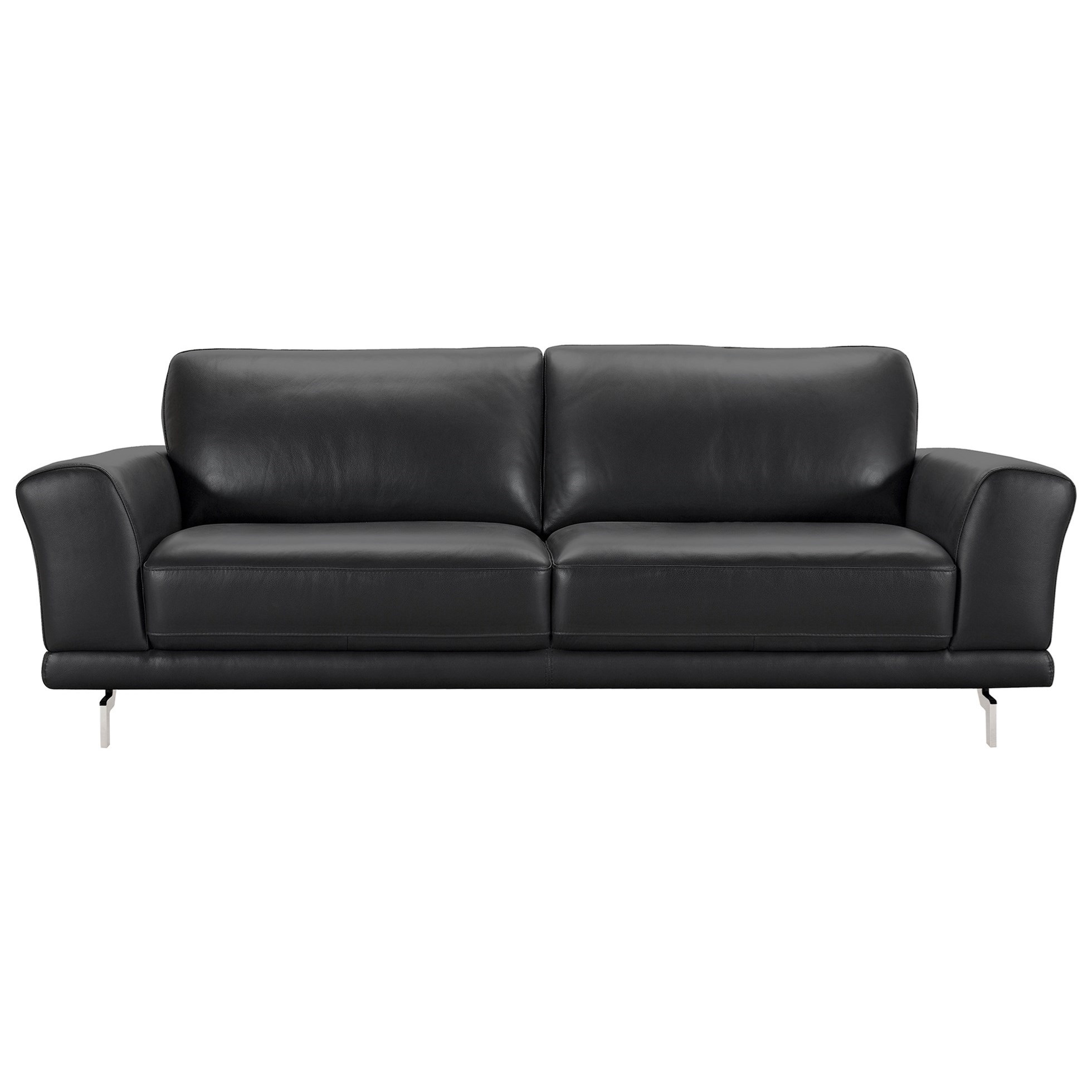 Everly LCEV3BL Contemporary Sofa with Metal Legs Sadler's Home