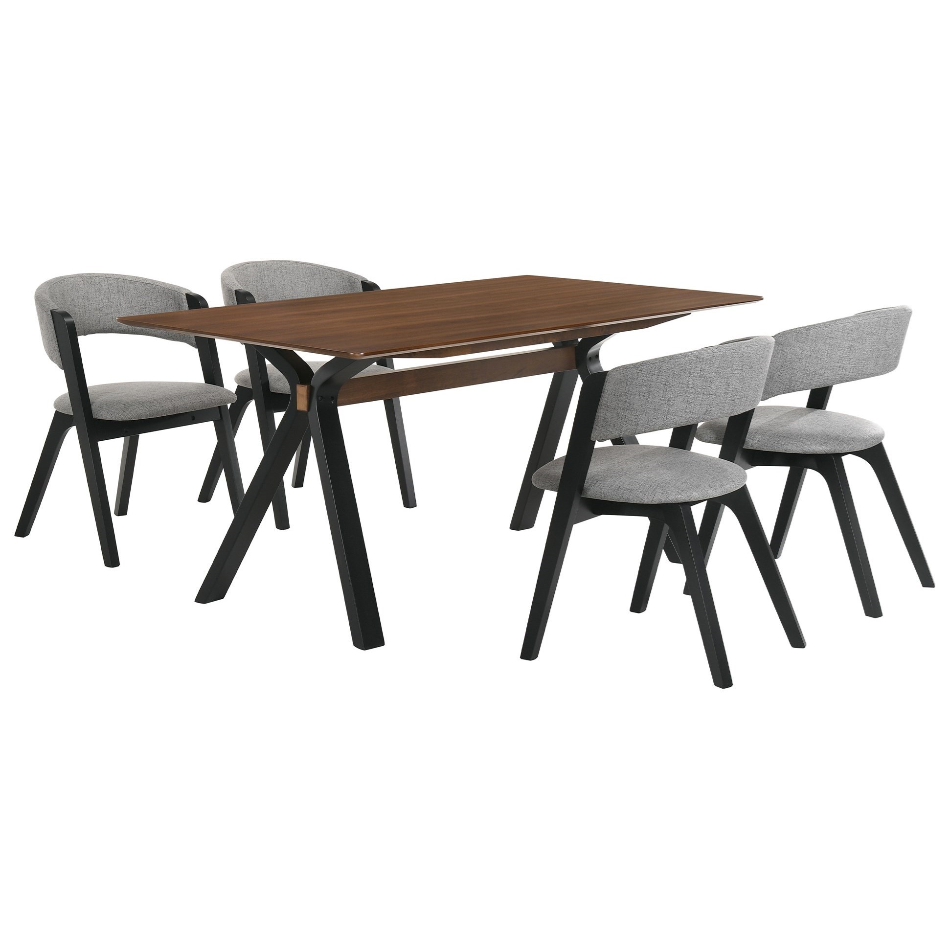 Laredo SETLRDIBLK5B 5Piece Black Dining Set Sadler's Home