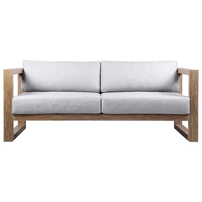 Paradise LCPRSOLALT Outdoor Patio Solid Eucalyptus Wood Sofa with Light