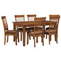 Ashley Furniture Berringer 7-Piece 36x60 Table & Chair Set | Furniture