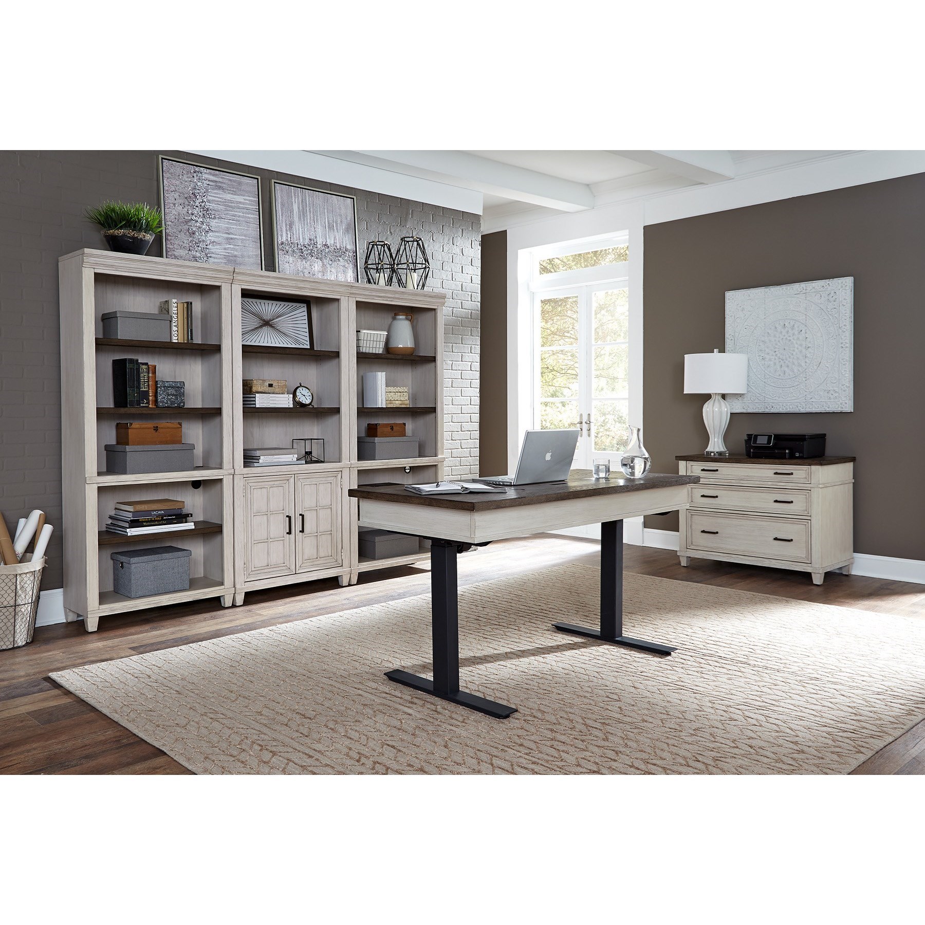 Aspenhome Caraway Casual Bookcase Combination with Adjustbale/Removable