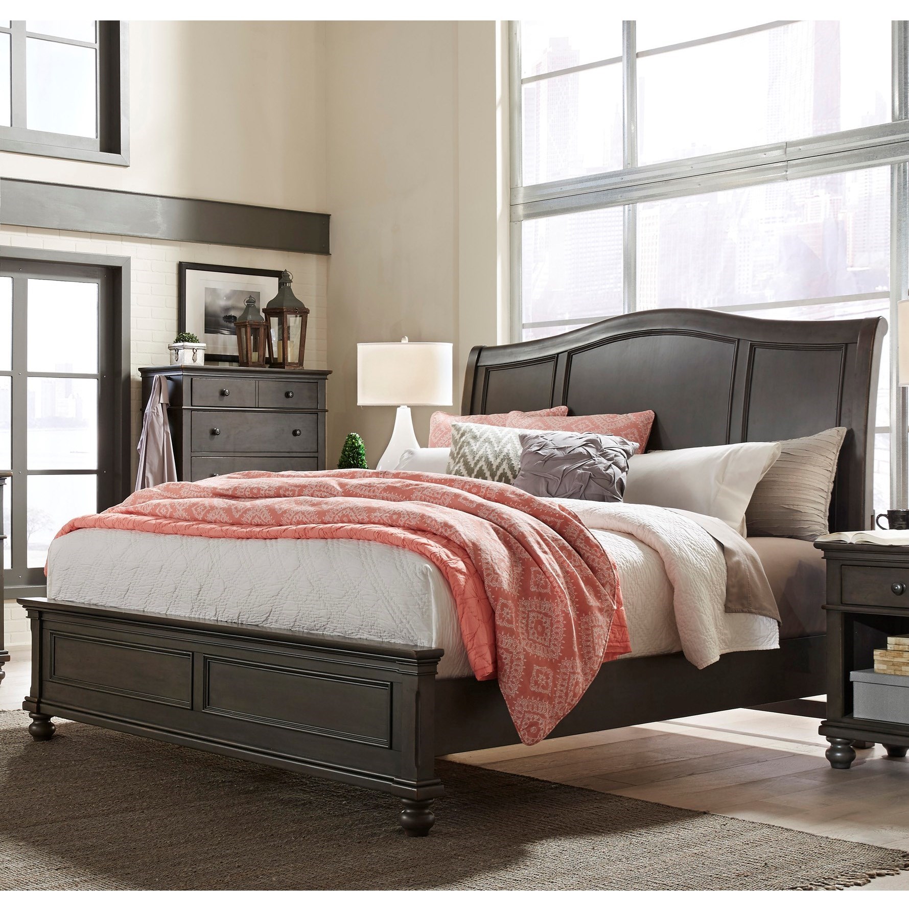 California King Sleigh Bed