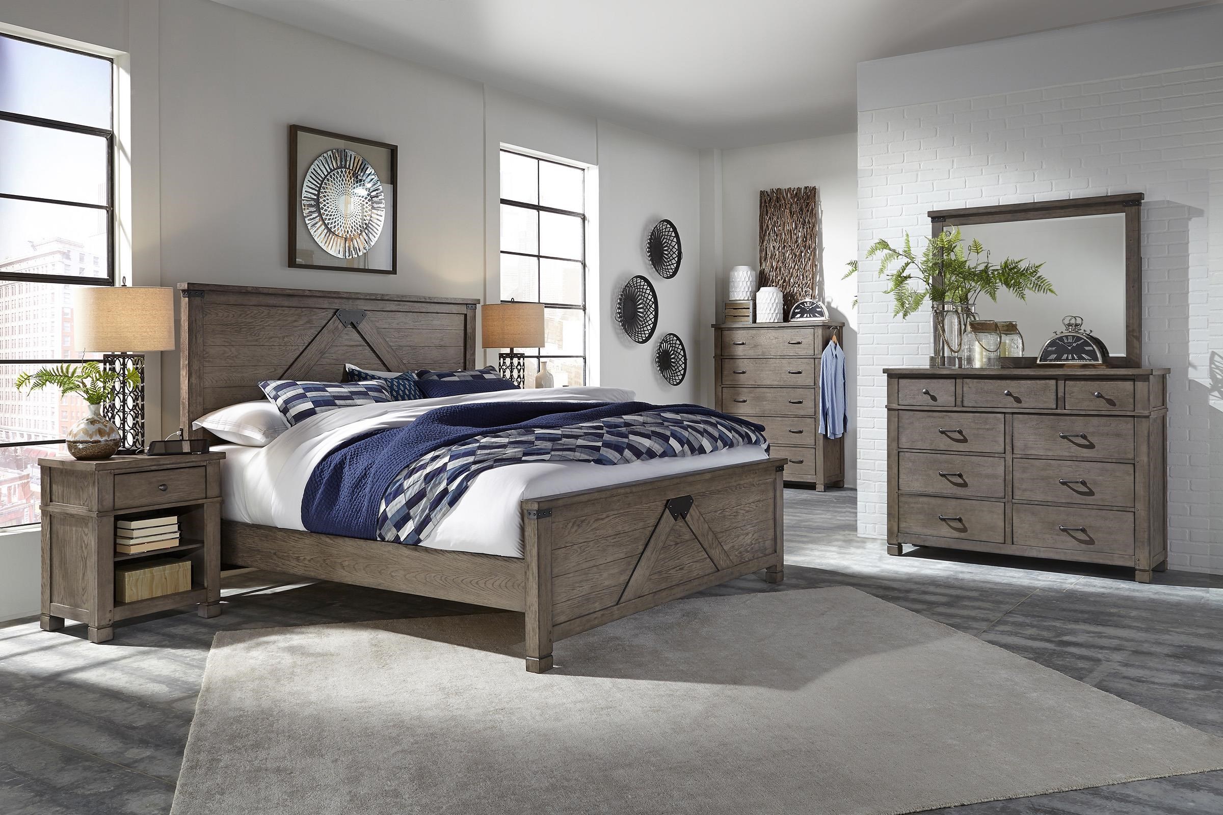 4p2329070 Queen Bedroom Group Sadler's Home Furnishings Bedroom Groups
