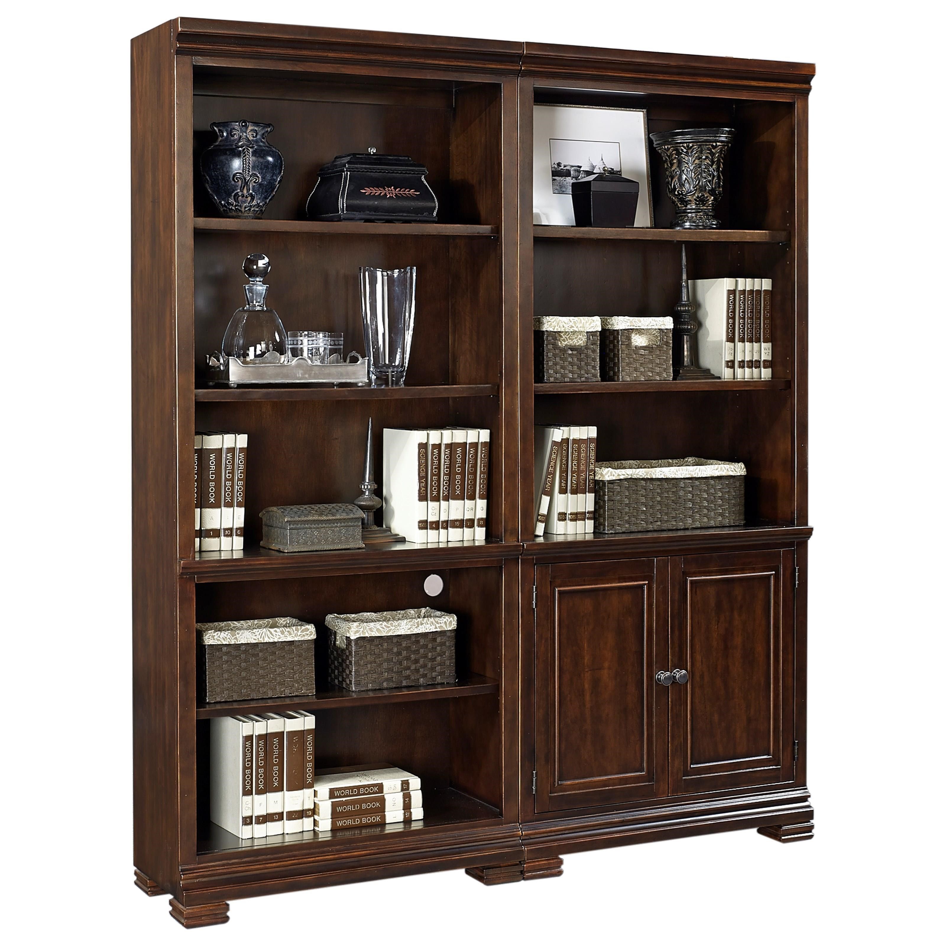 Aspenhome Weston Open Bookcase with 3 Adjustable Shelves Godby Home