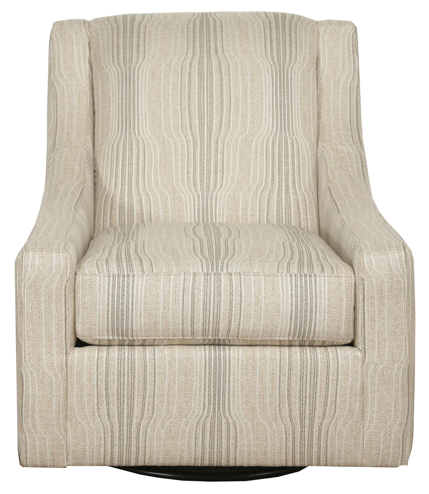 Bauhaus Connick Contemporary Swivel Chair with Track Arms AHFA