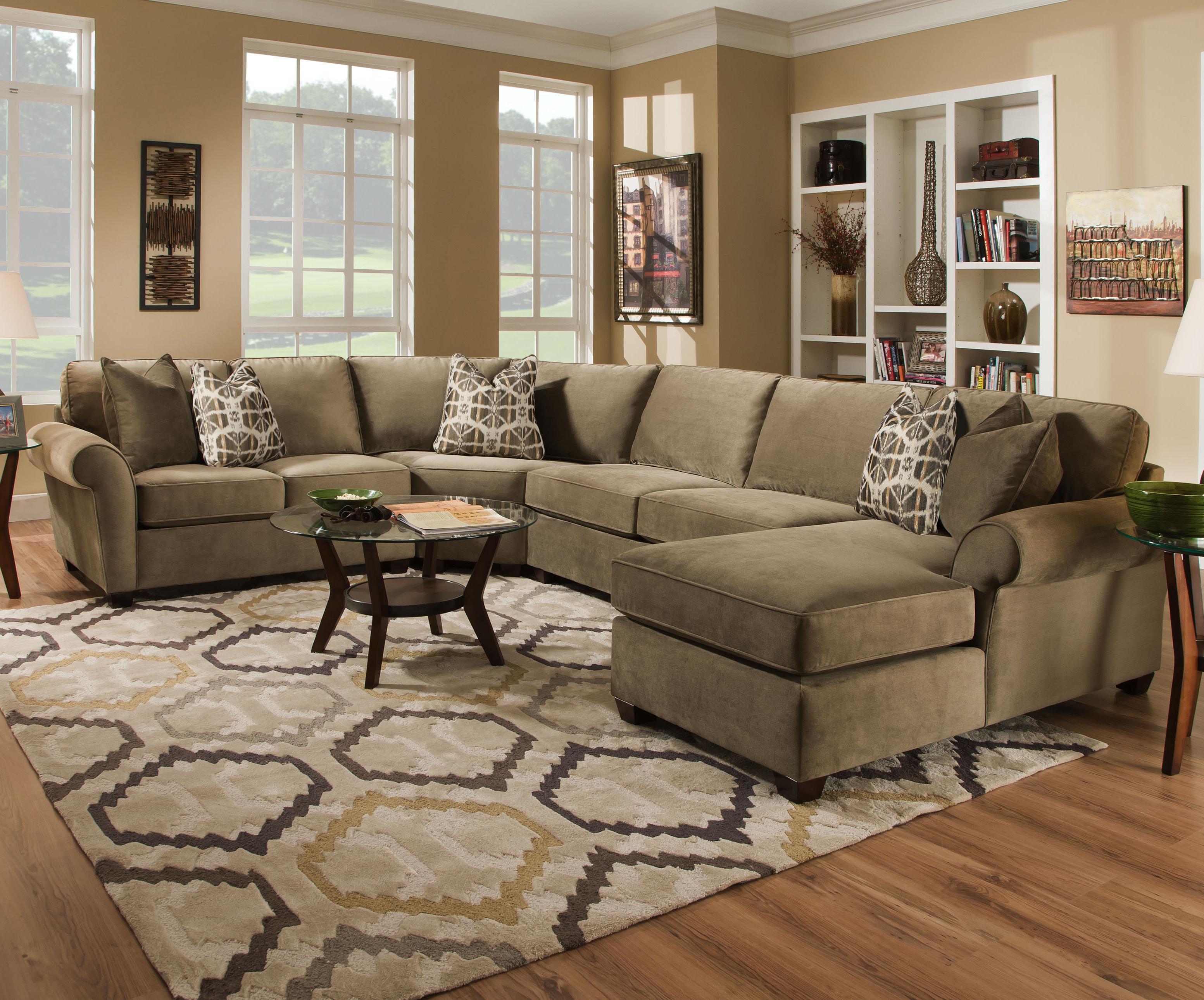 Bauhaus U27A Transitional Sectional Sofa with Chaise Find Your