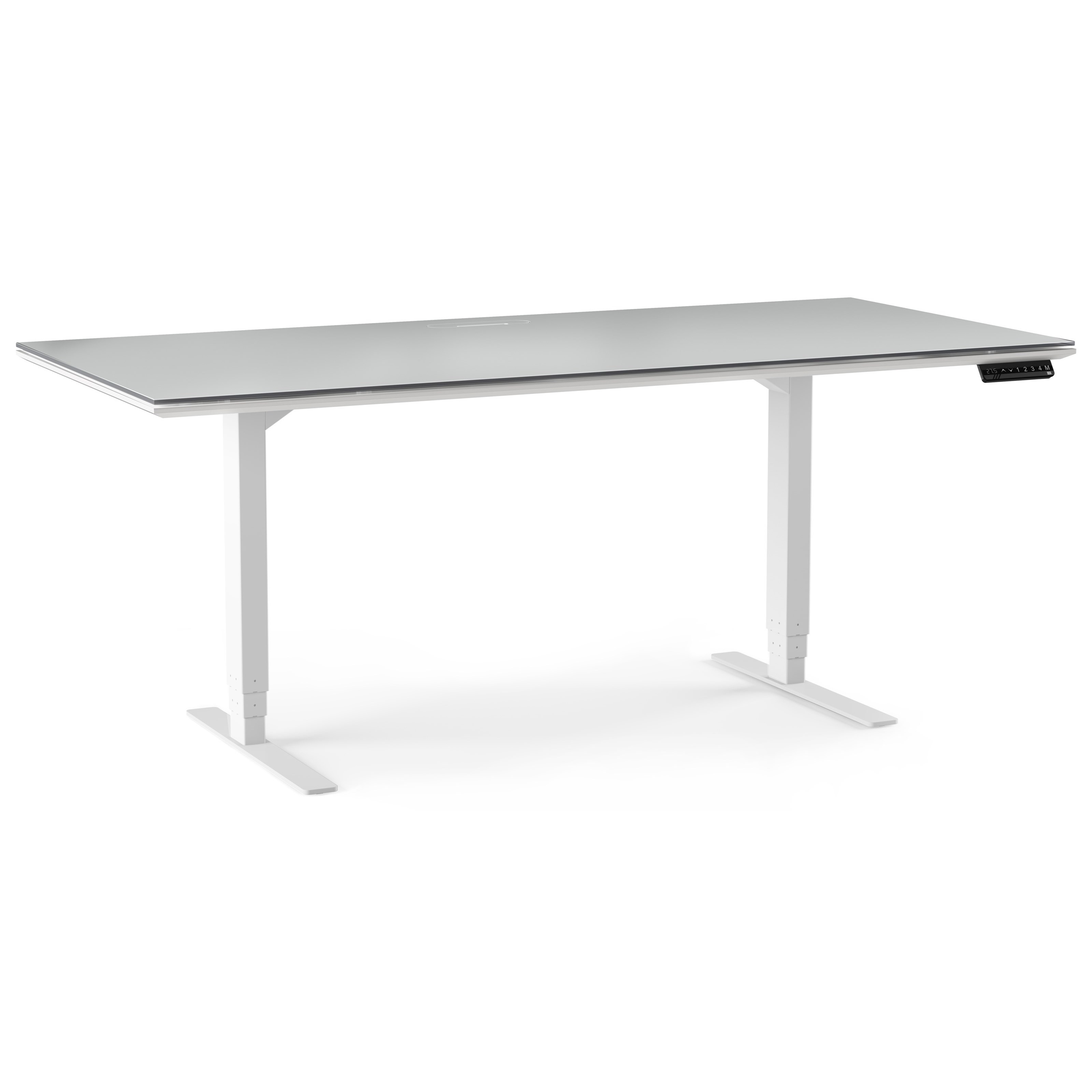 BDI Centro 6452 SW Lift Standing Desk with Programmable Digital Keypad