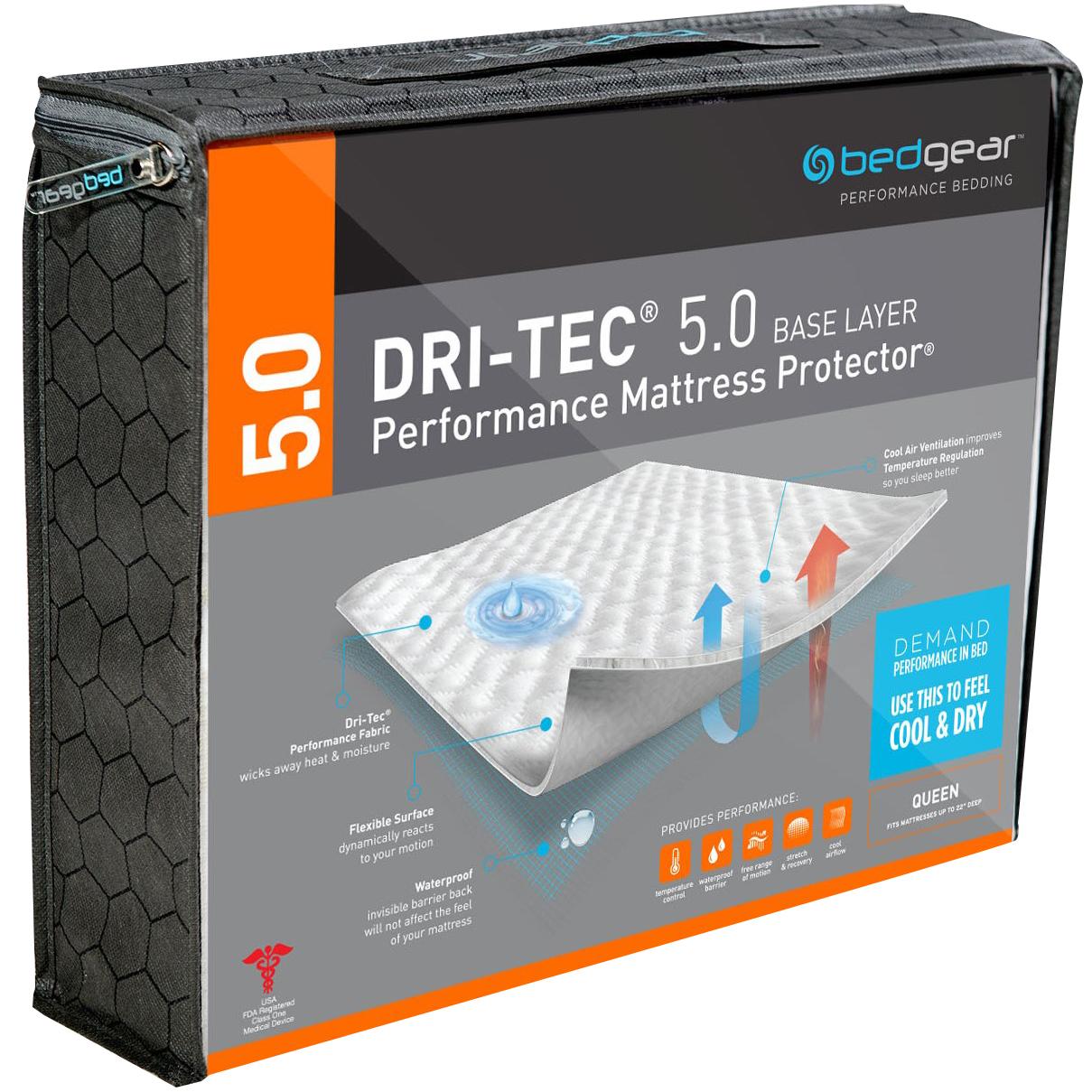 Bedgear DriTec® 5.0 DriTec® Queen Wicking Waterproof Protector