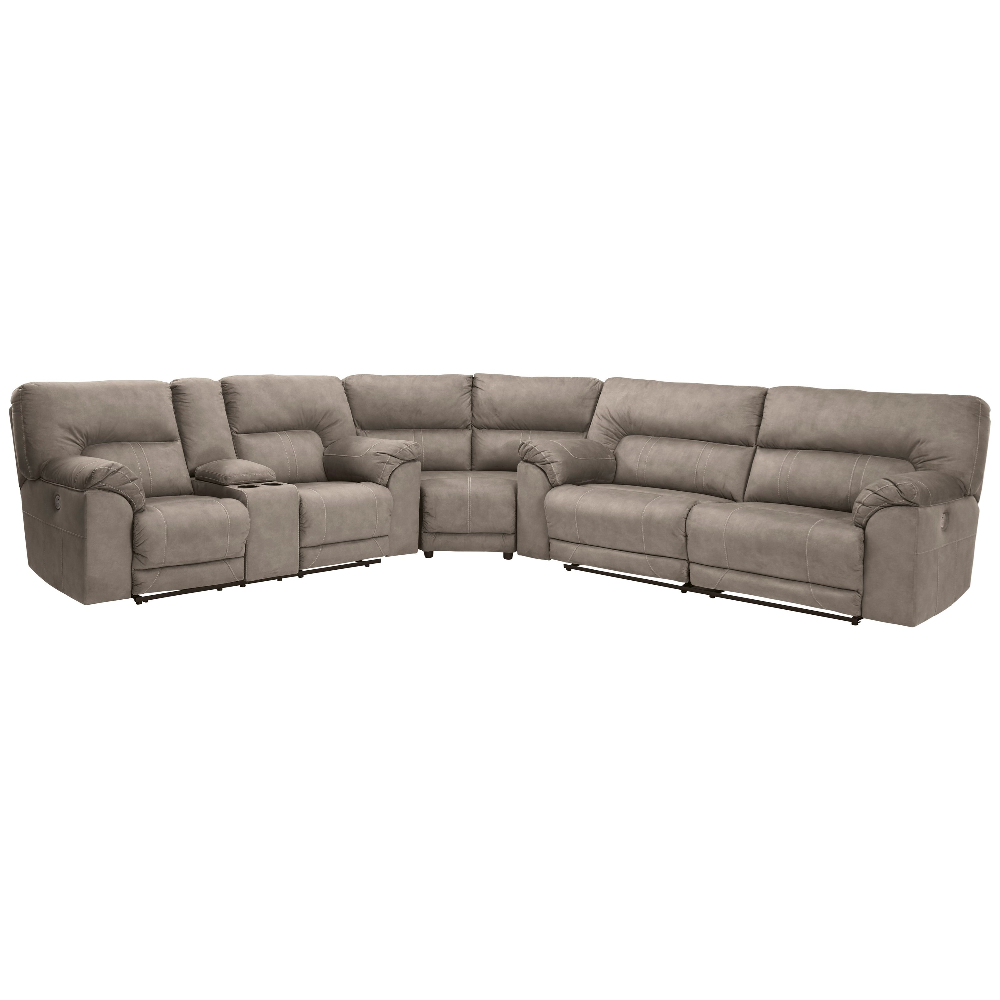 JB King Temper 7760196+77+47 Casual Power Reclining Sectional with USB