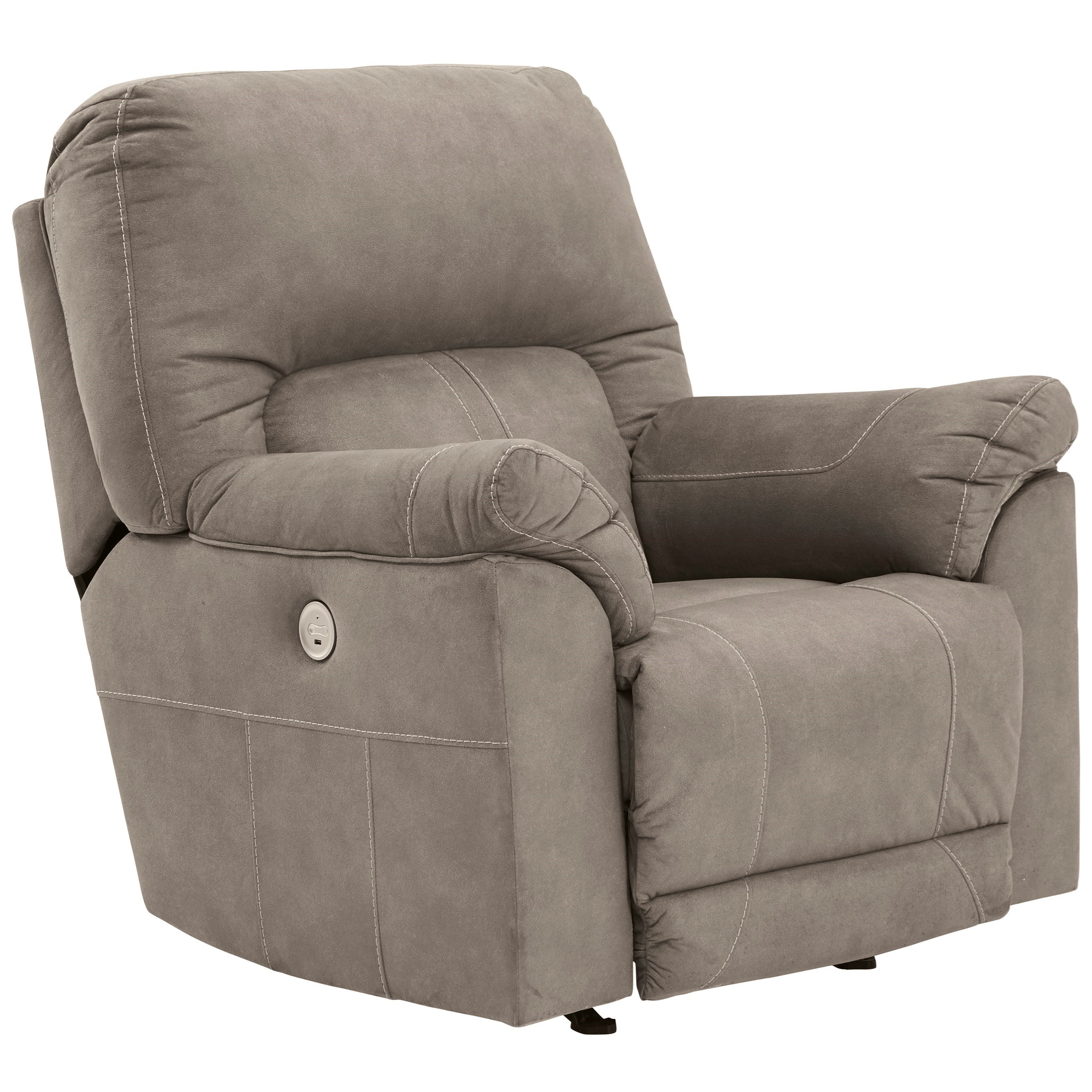 JB King Temper 7760198 Casual Power Rocker Recliner with USB Port EFO