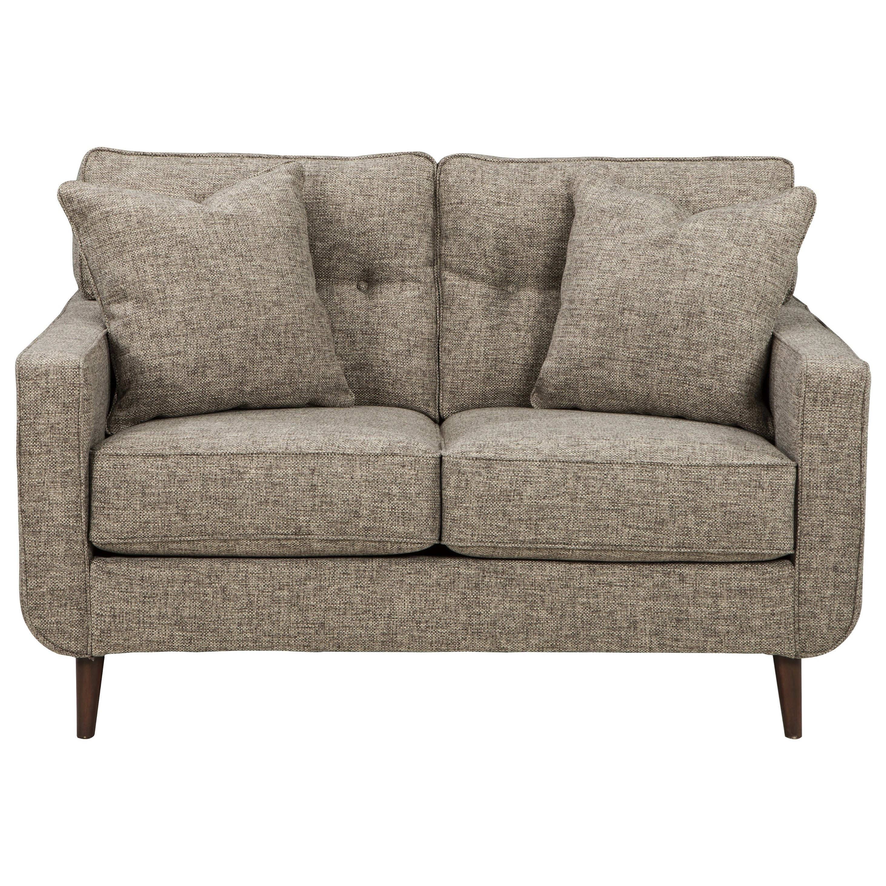 Benchcraft Dahra 6280235 MidCentury Modern Loveseat Fashion