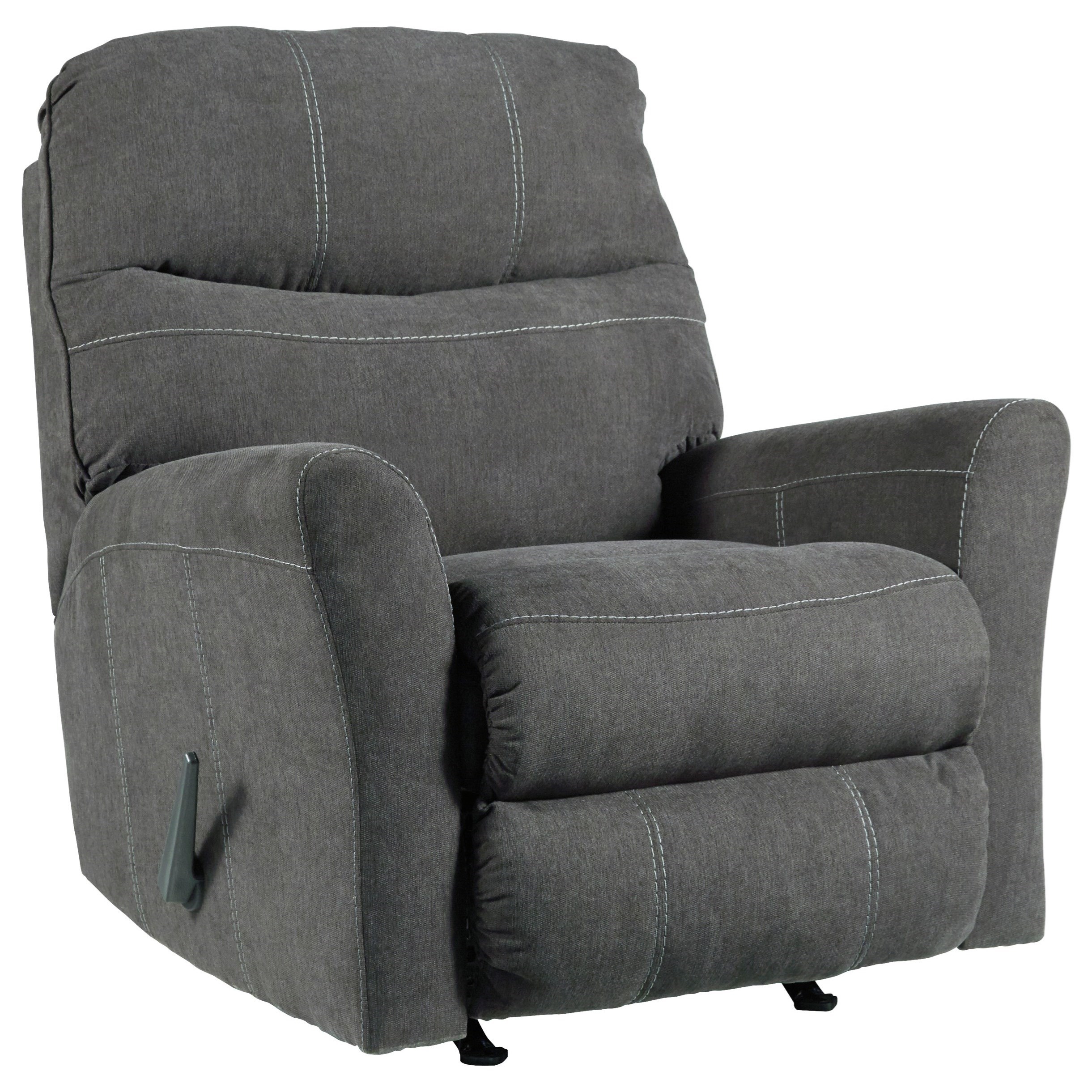 Benchcraft Maier Charcoal 4520025 Casual Contemporary Rocker Recliner