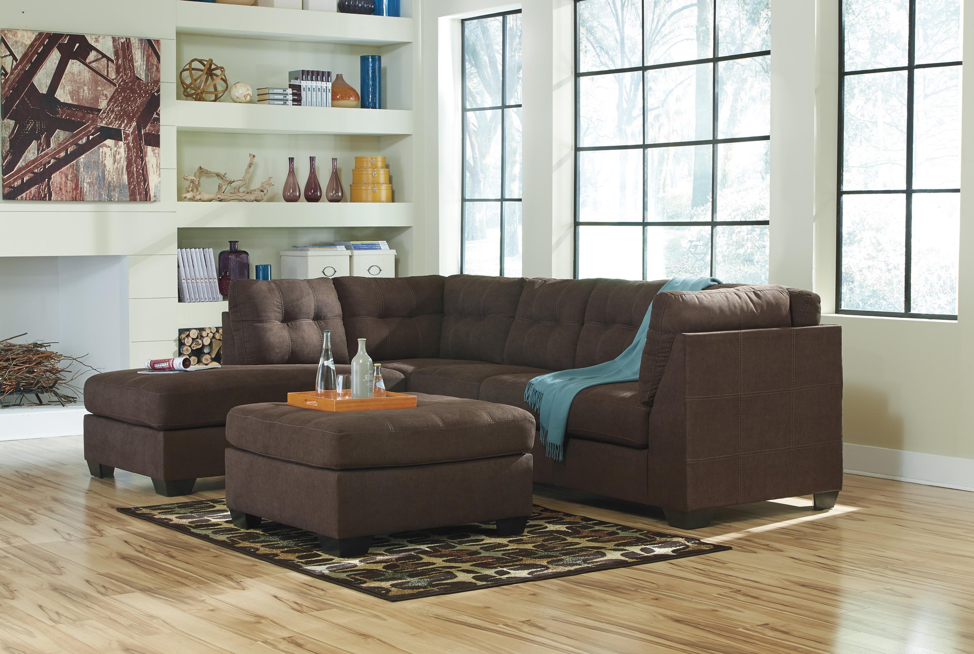 Benchcraft Maier Charcoal 2Piece Sectional with Left Chaise And