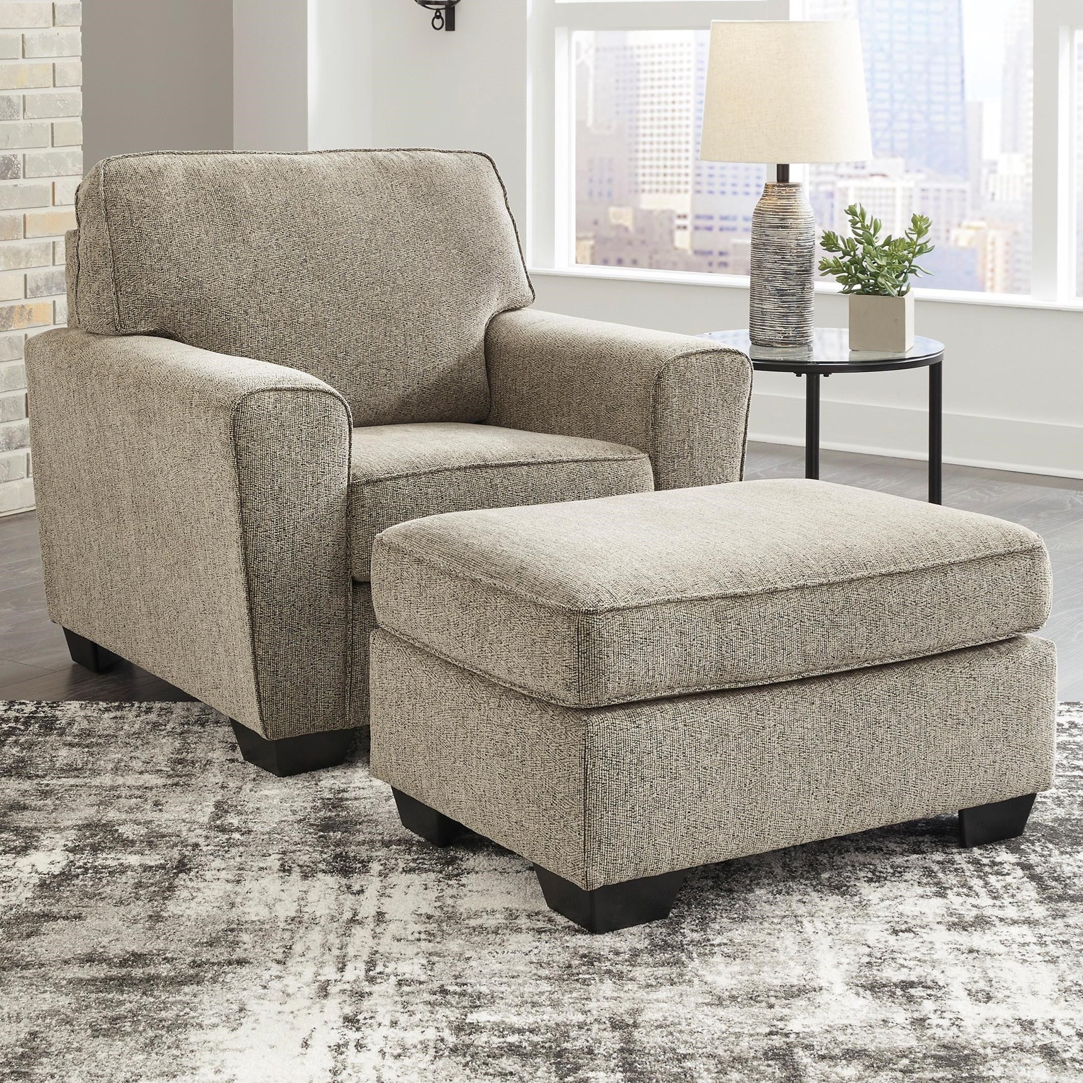 Benchcraft McCluer 8100320+14 Casual Chair & Ottoman Westrich