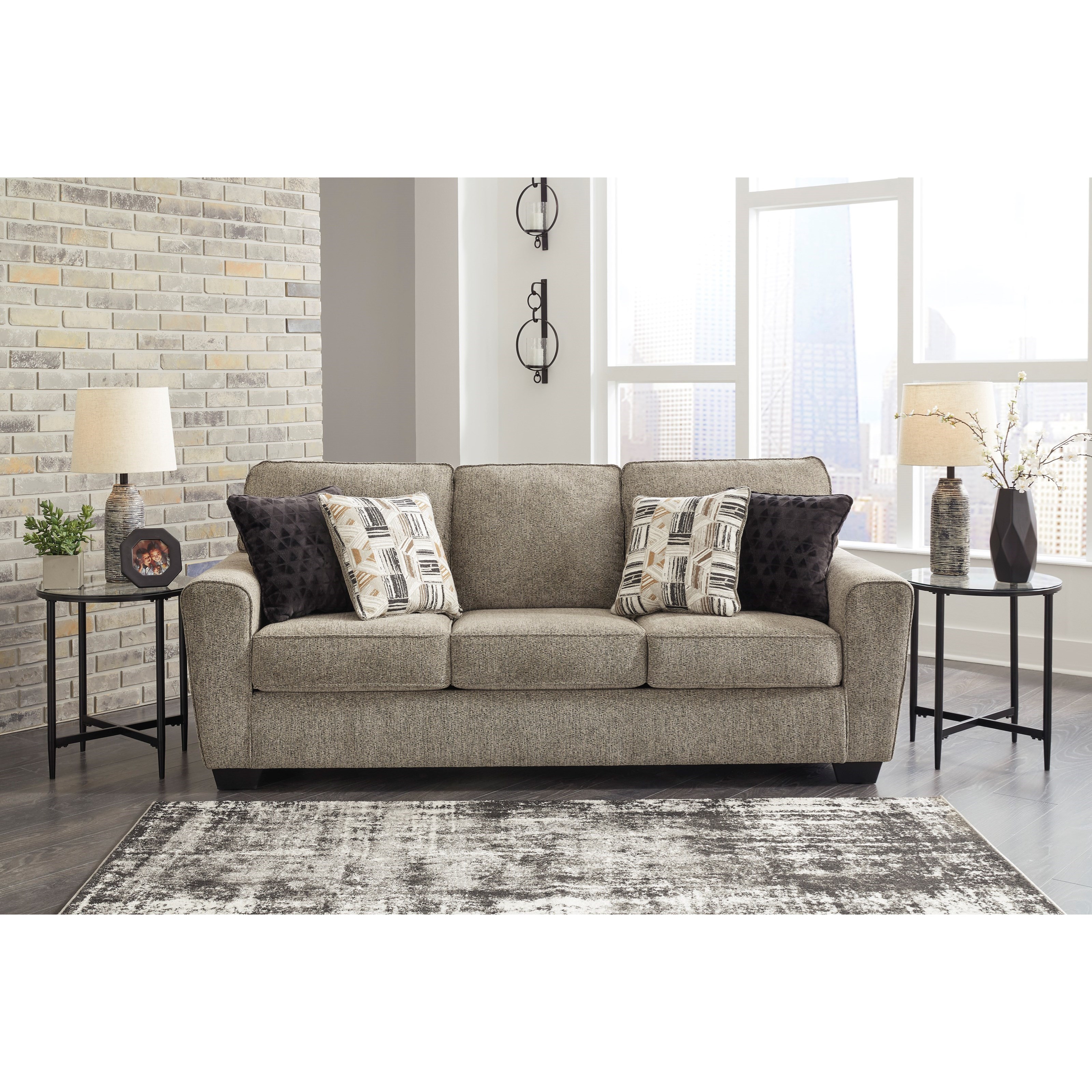Benchcraft by Ashley McCluer Casual Sofa | Royal Furniture | Sofas