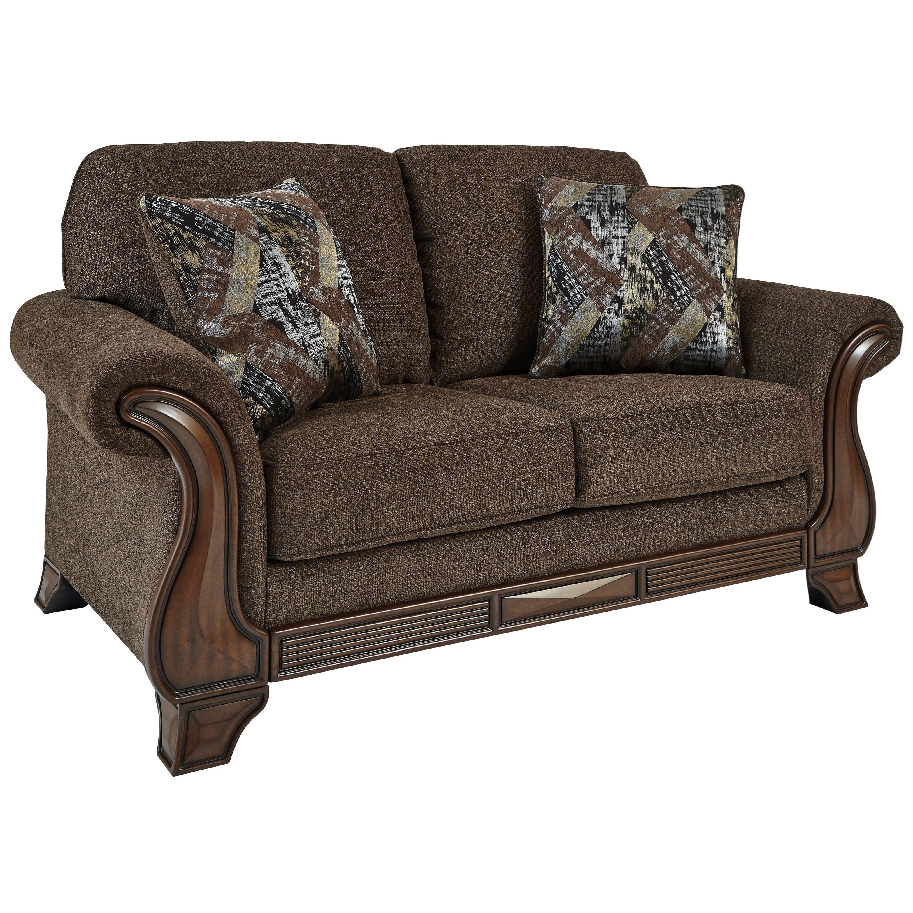 Benchcraft by Ashley Miltonwood Traditional Loveseat Royal Furniture