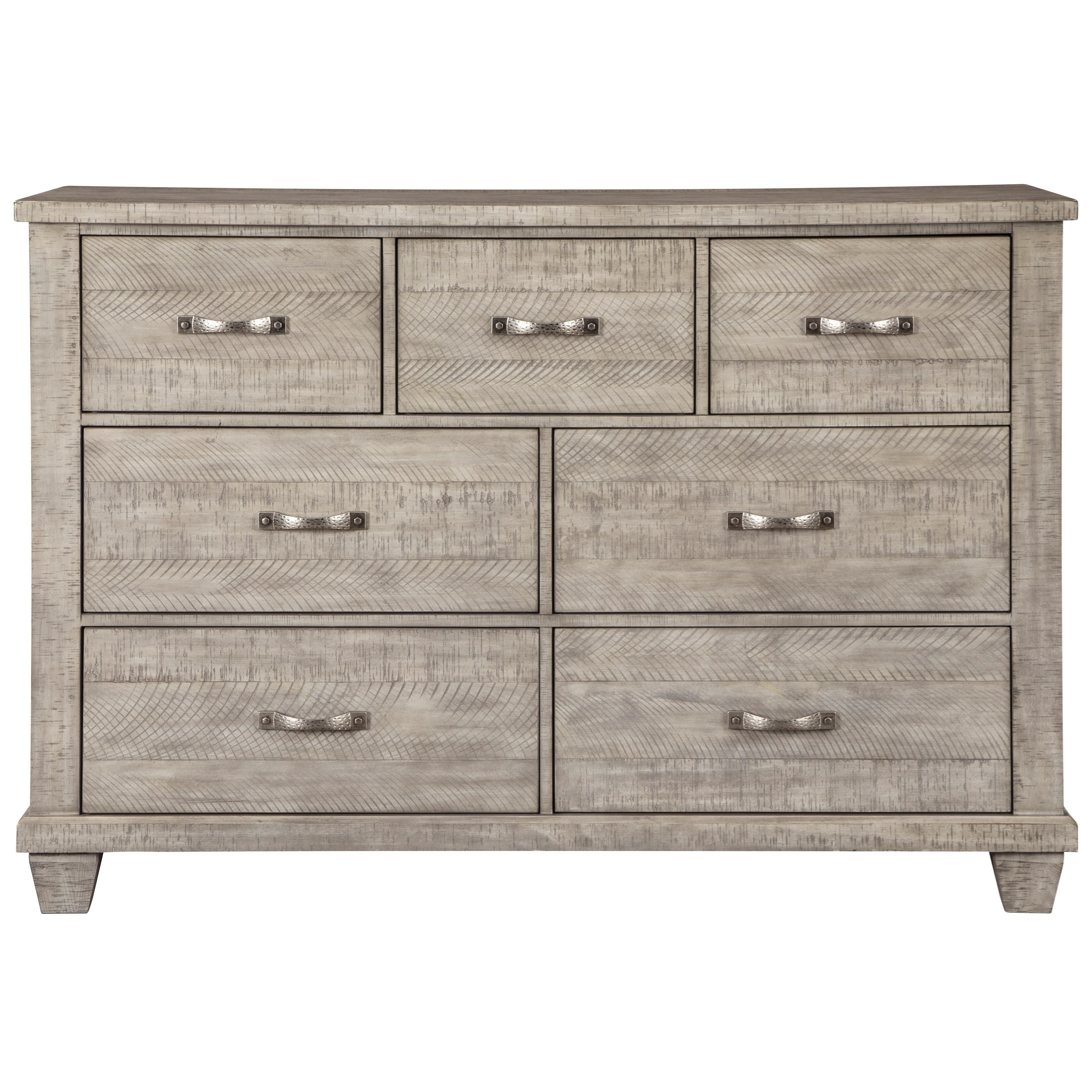 Benchcraft by Ashley Naydell Rustic Dresser in Gray Finish | A1