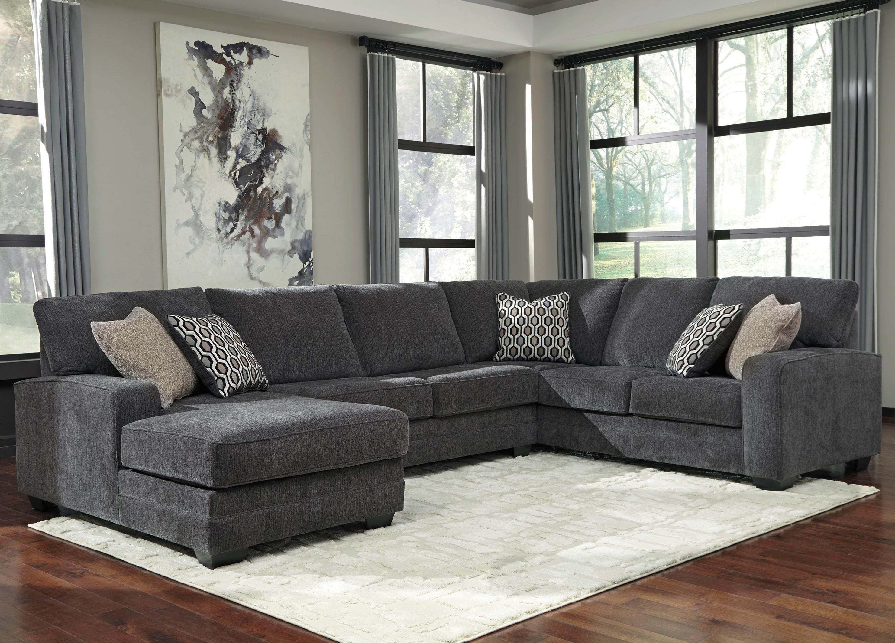 Benchcraft by Ashley Tracling Contemporary Sectional with Left Chaise