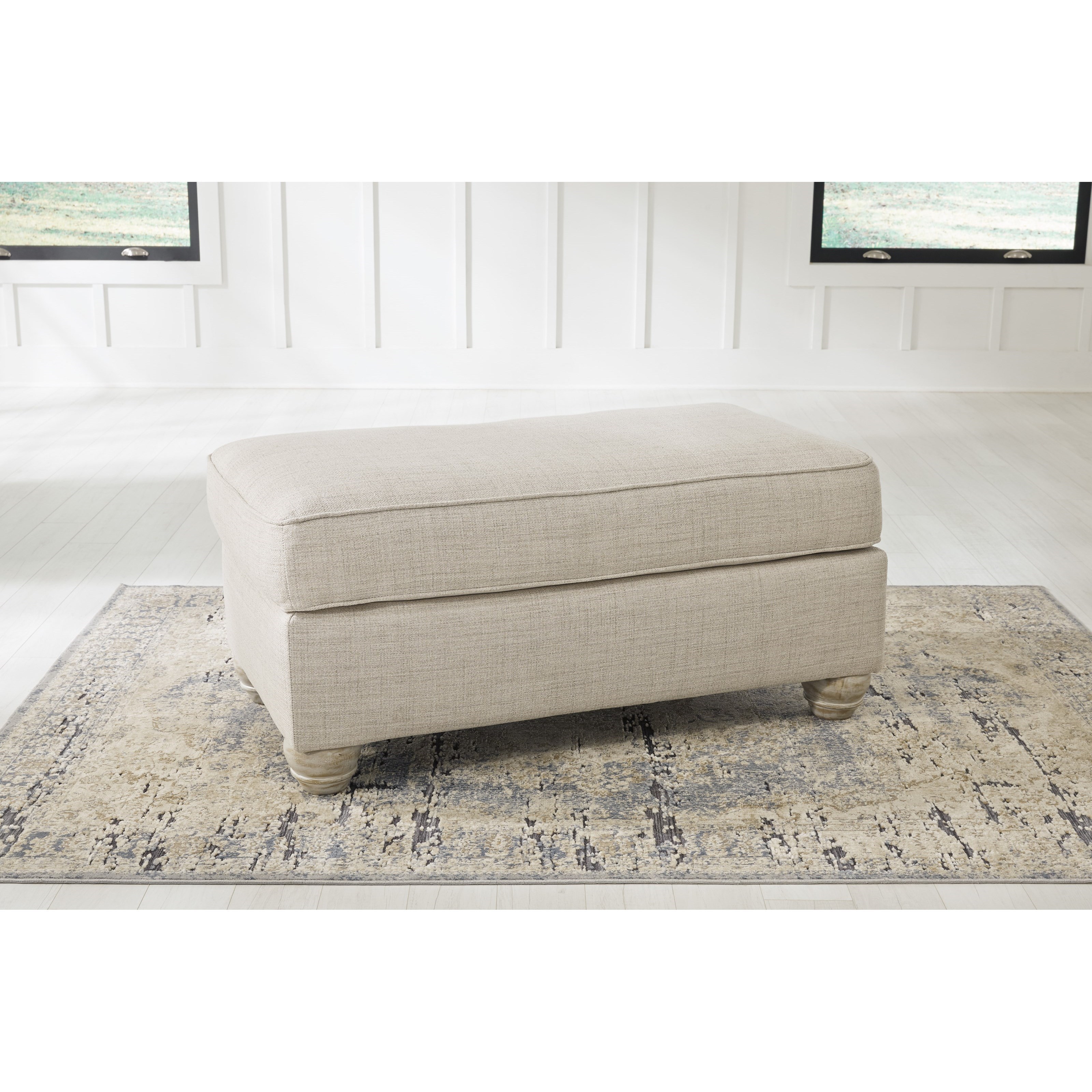 Benchcraft Traemore Ottoman with Bun Feet Sheely's Furniture
