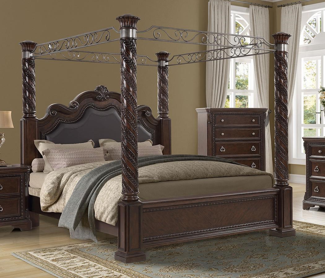 Bernards Coventry King Canopy Bed Royal Furniture Canopy Beds