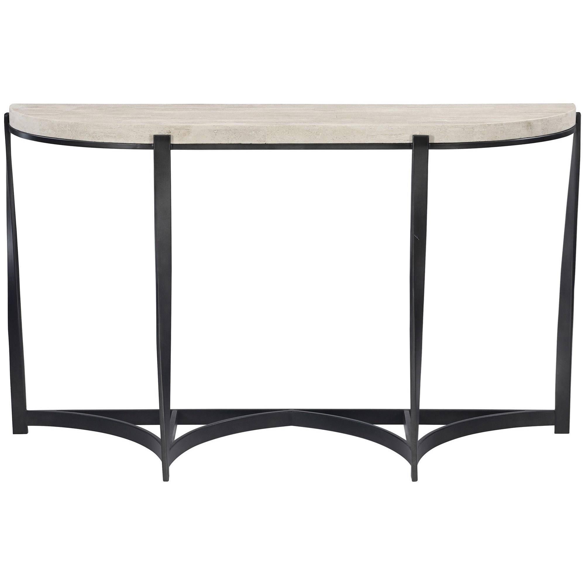 Bernhardt Berkshire Contemporary Console Table with Laminated Stone Top