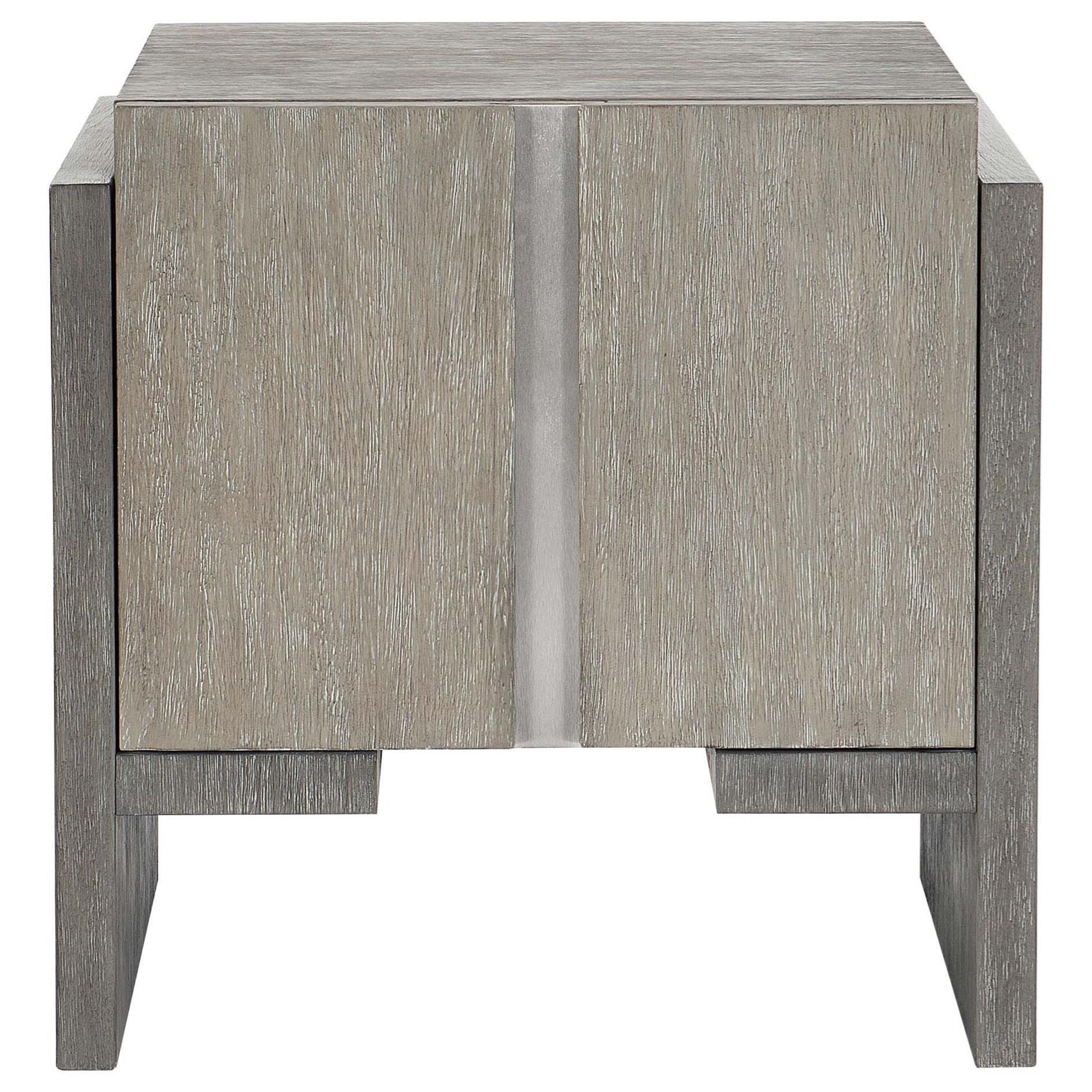 Bernhardt Foundations 630299495 Contemporary 2Door Side Table Baer's