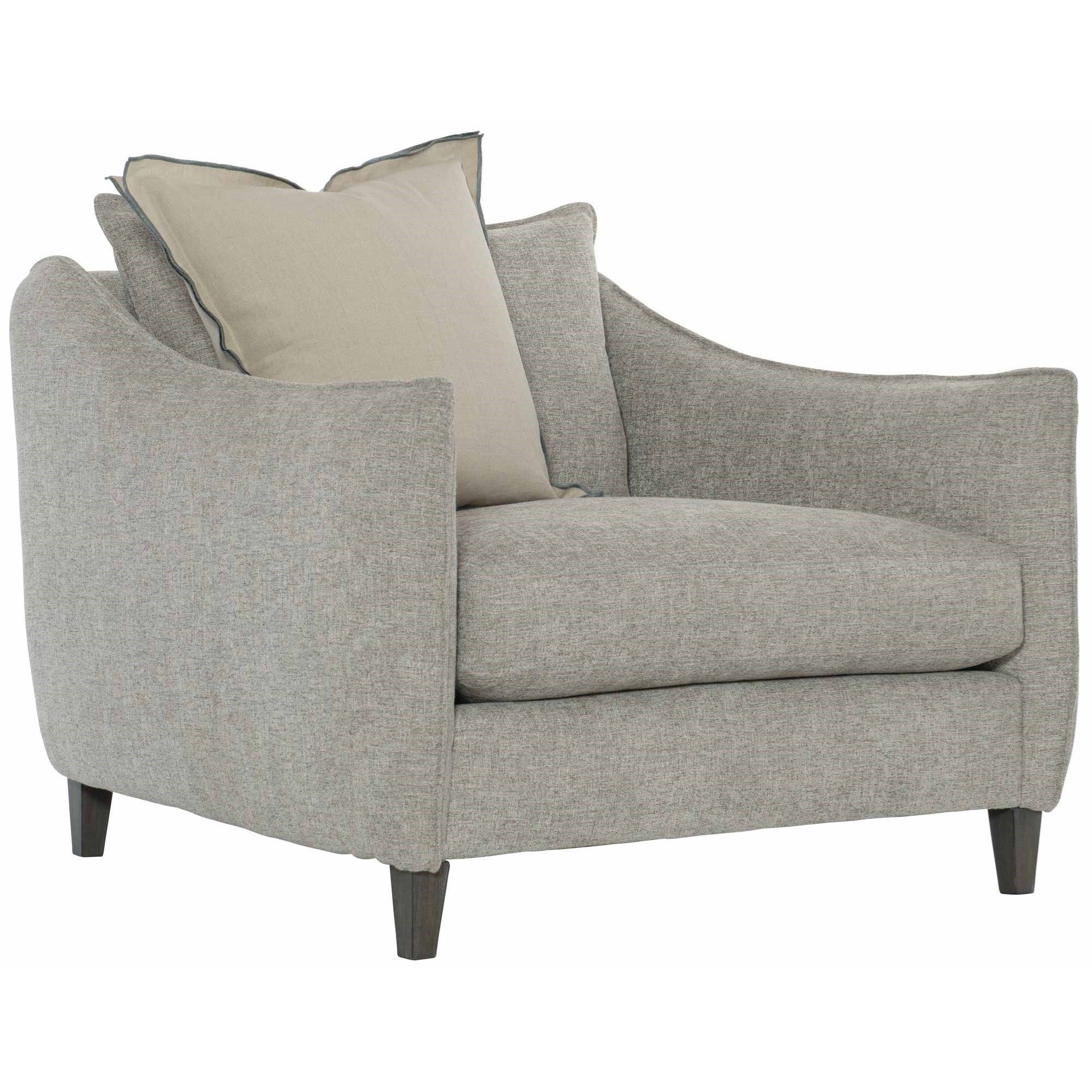 Bernhardt Joli P4813 Contemporary Chair and a Half wtih Comfort Luxe