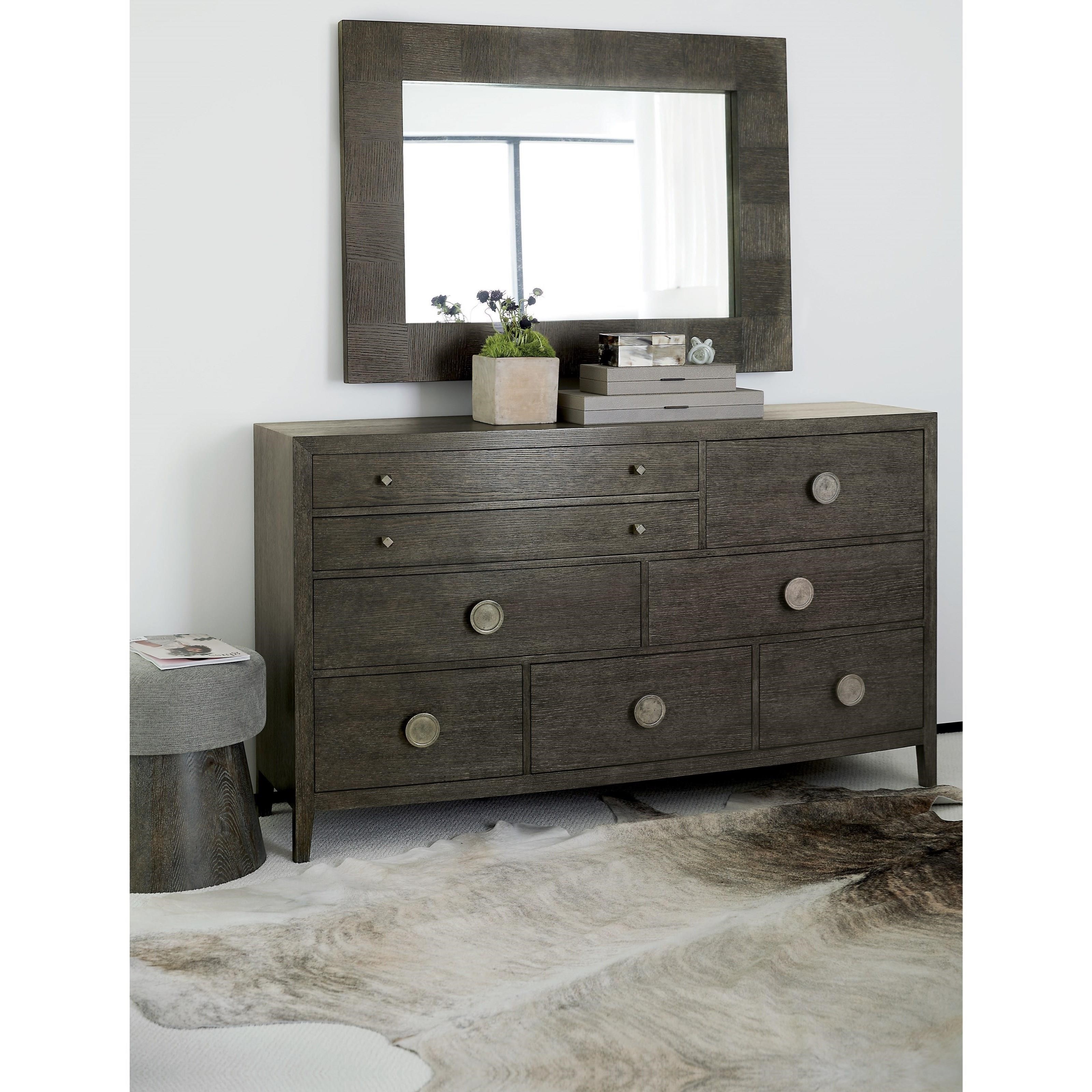 Bernhardt Linea 384054B Relaxed Vintage Dresser with 8 Drawers