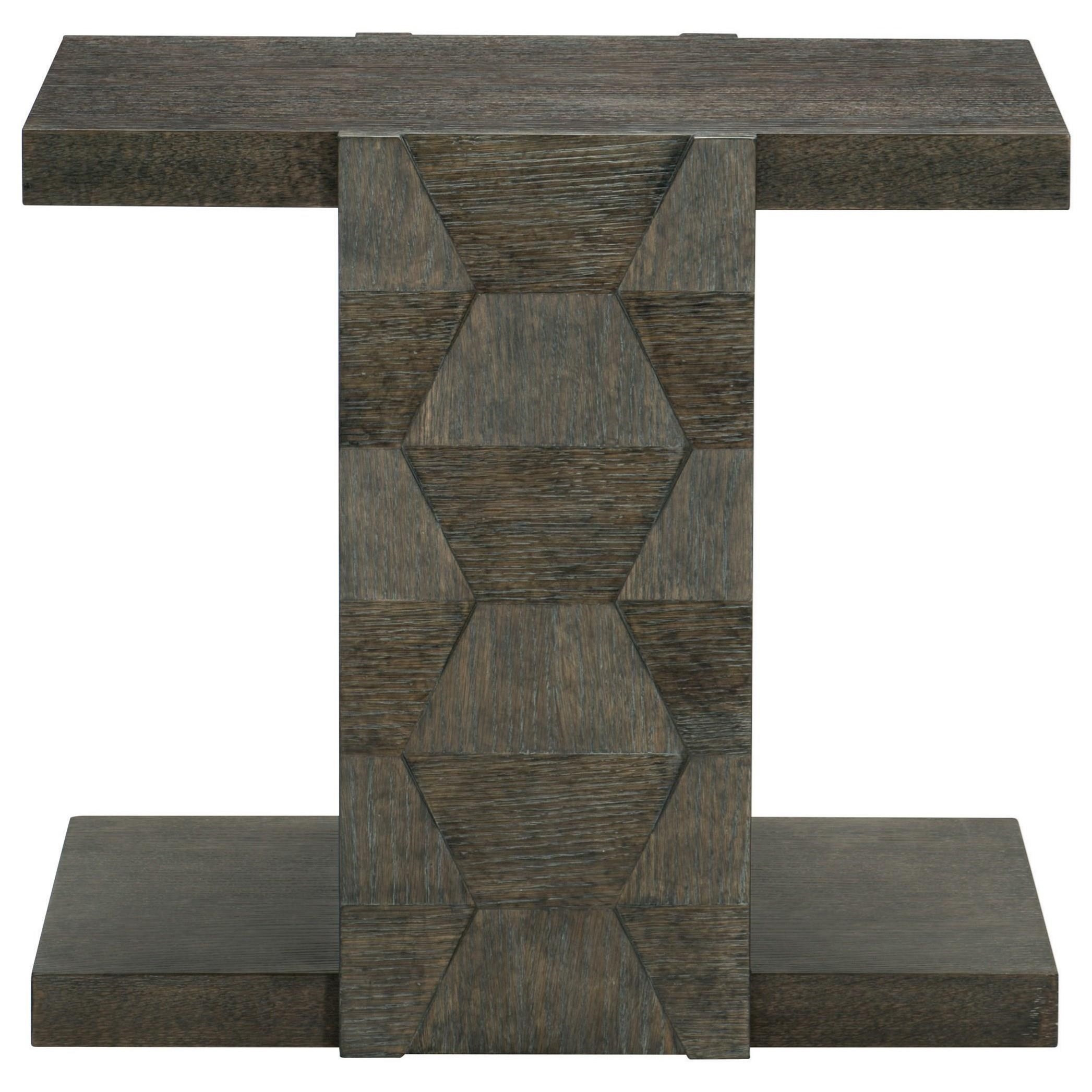 Bernhardt Linea 384121B Transitional End Table with Lower Shelf