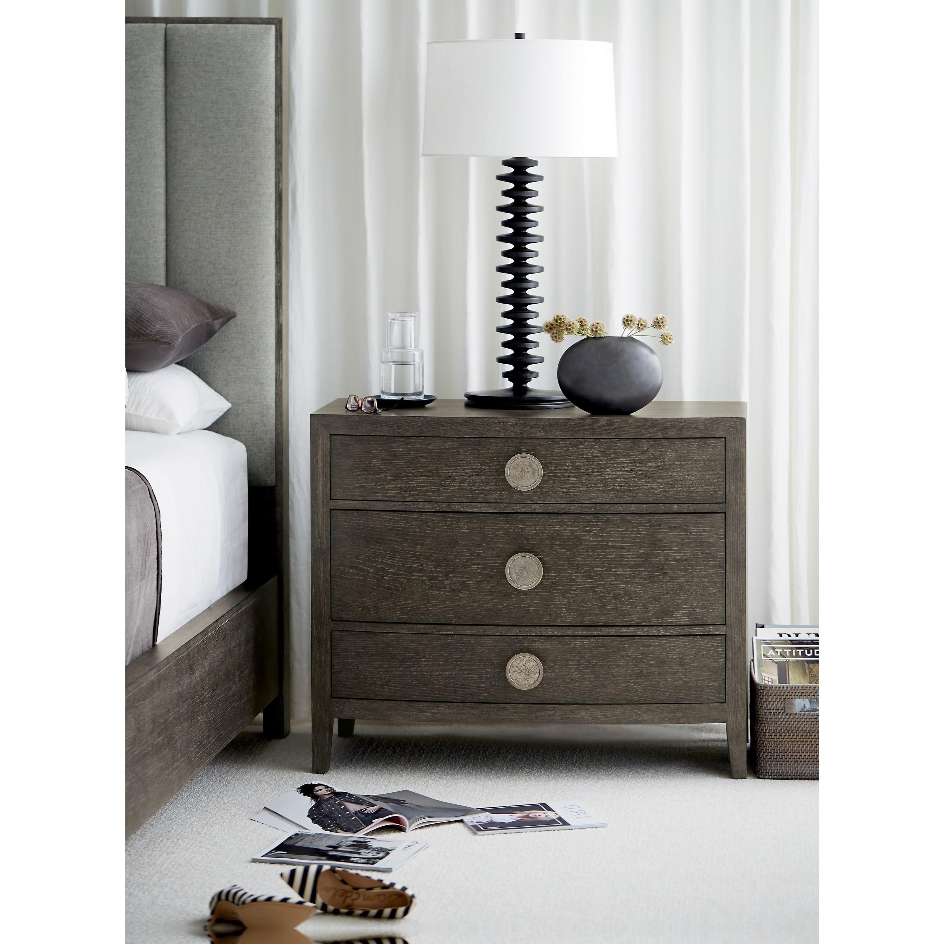 Bernhardt Linea Transitional Bachelor's Chest with 3 Drawers Sprintz