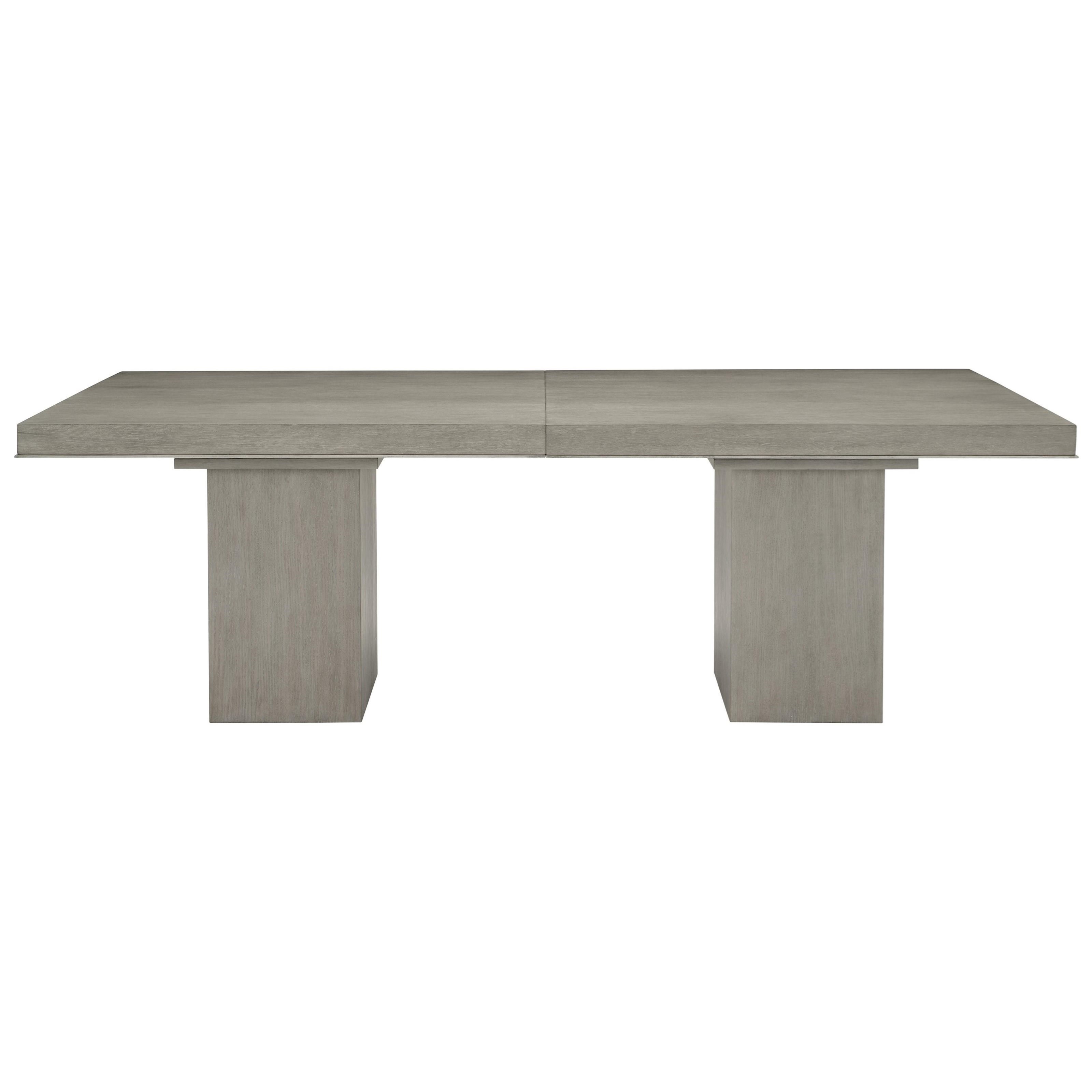 Bernhardt Linea Transitional Rectangular Dining Table with Leaf