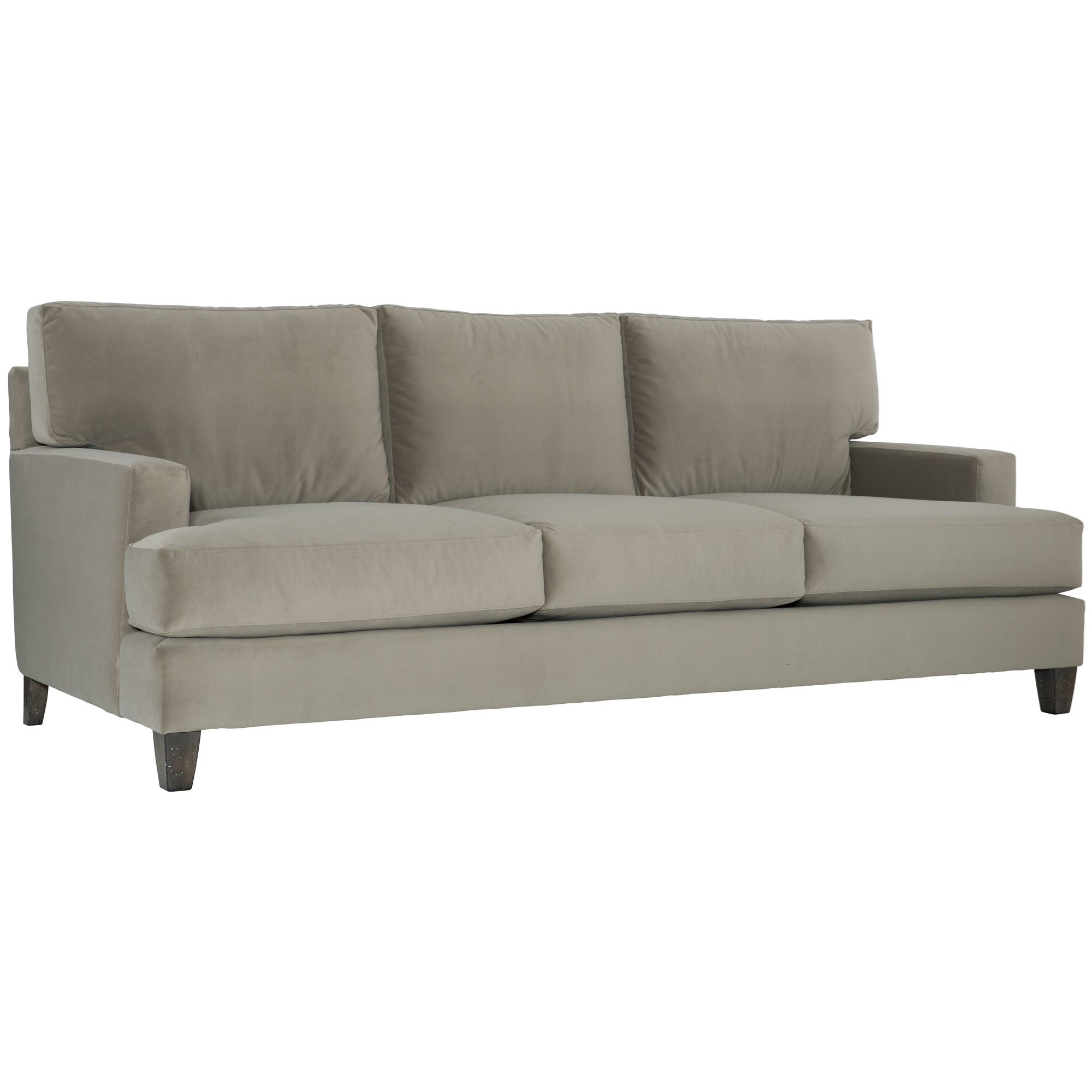 Bernhardt Mila P6417 Transitional Sofa with Exposed Wood Legs Dean