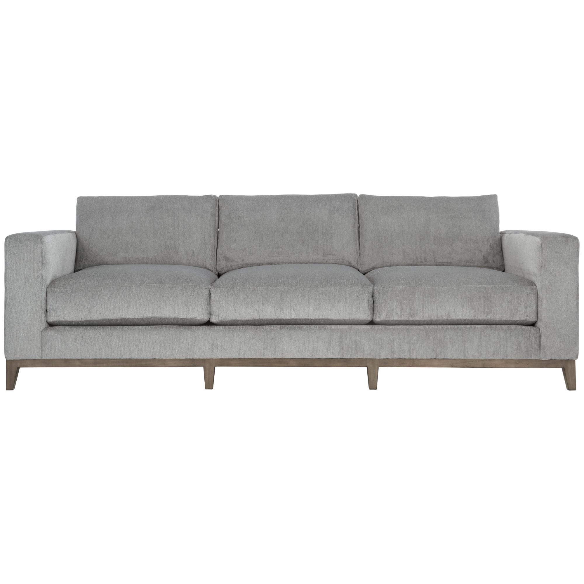 Bernhardt Noel Contemporary Sofa with Down Seat Cushions and Exposed