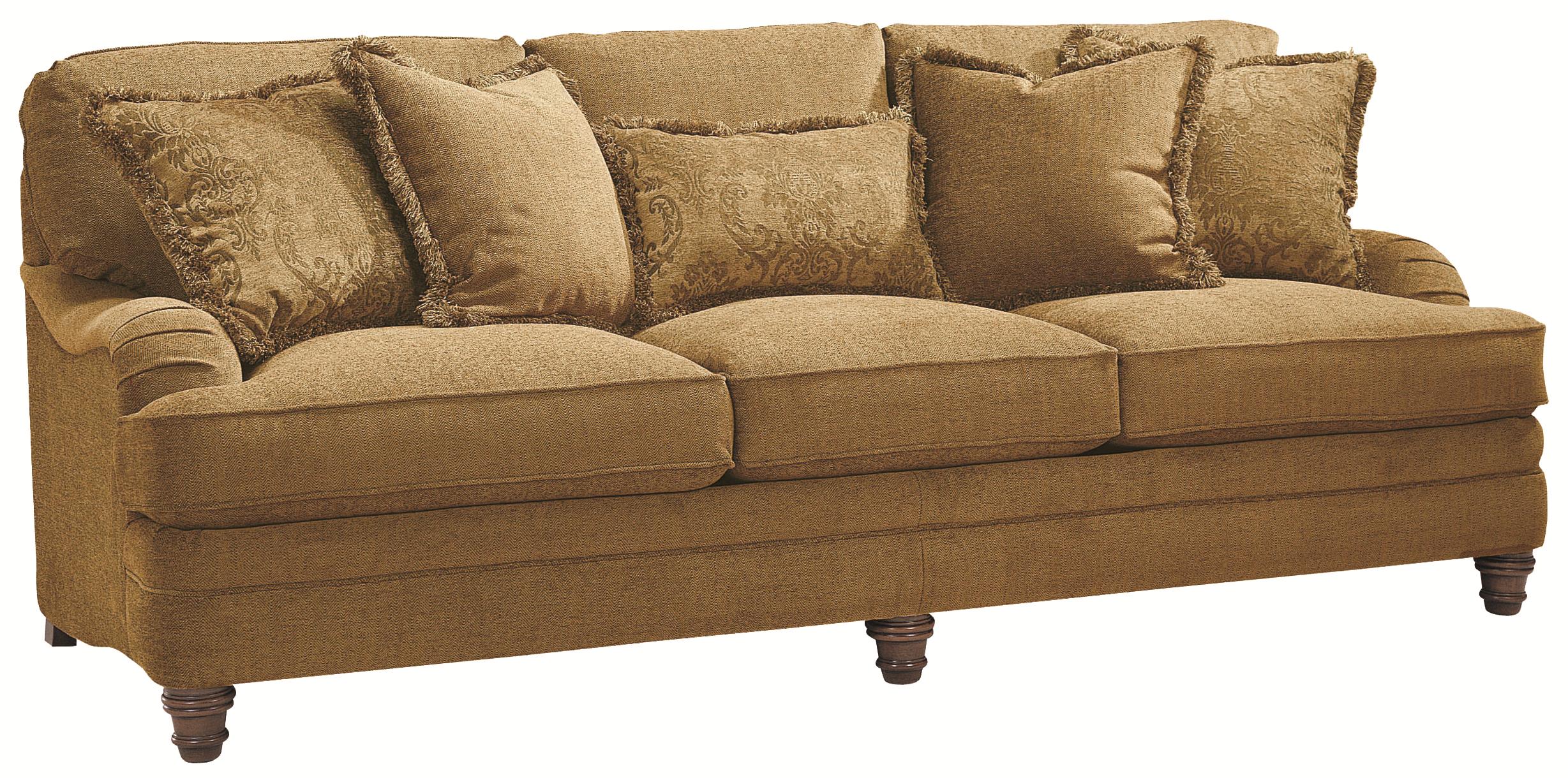 Bernhardt Tarleton Traditional Styled Stationary Sofa Belfort